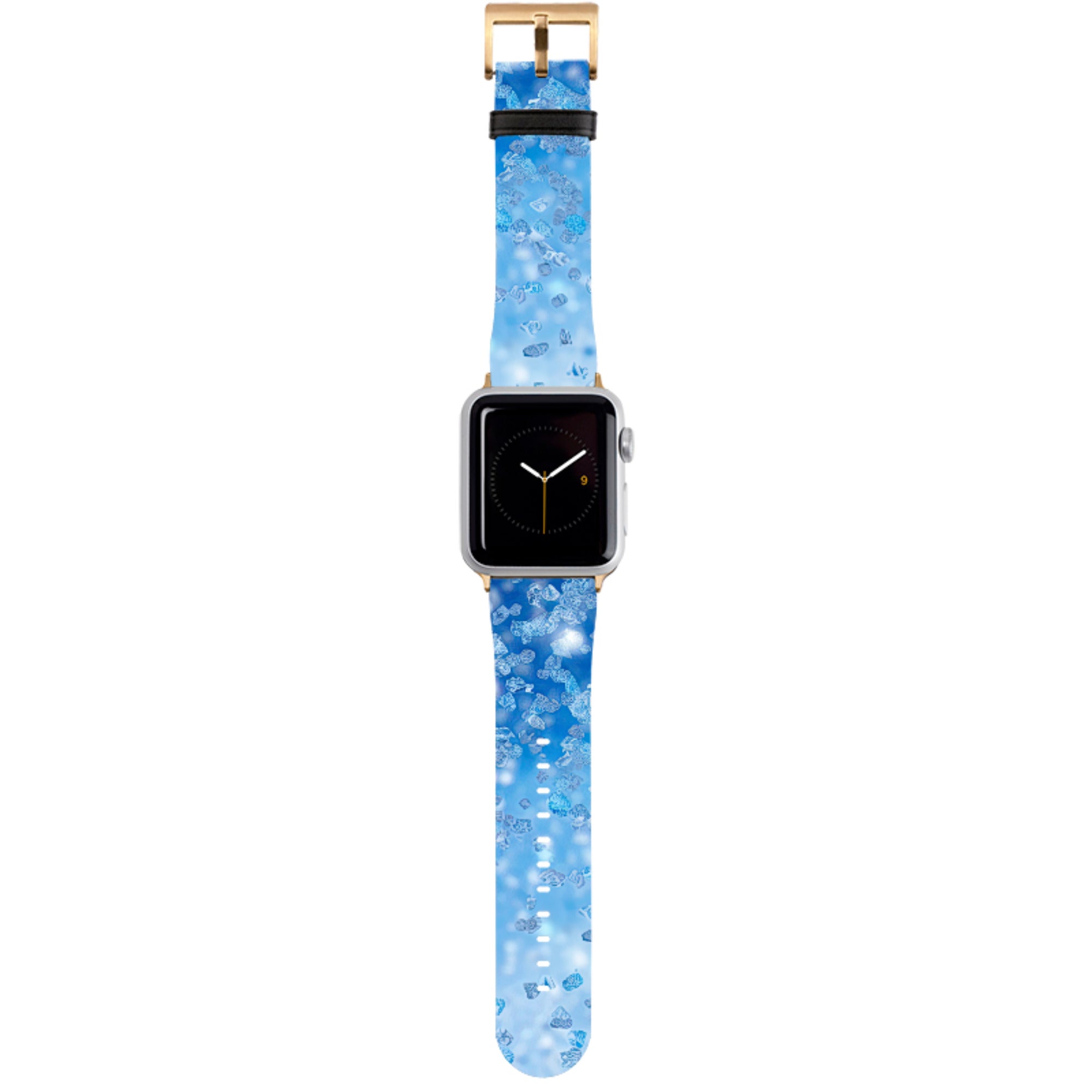 Blue Glitter Apple Watch Strap