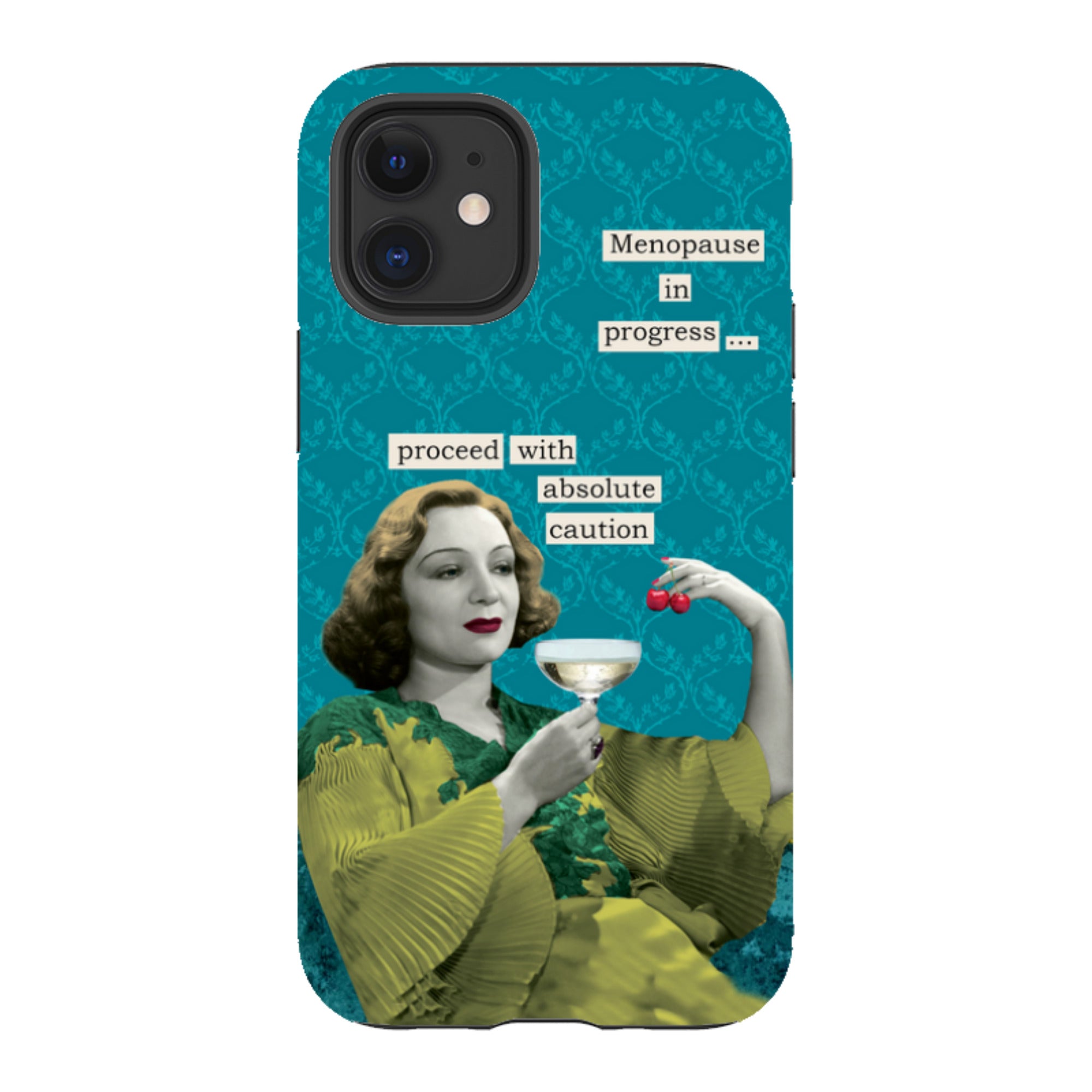 iPhone Tough Case - Menopause In Progress By Clare Jordan
