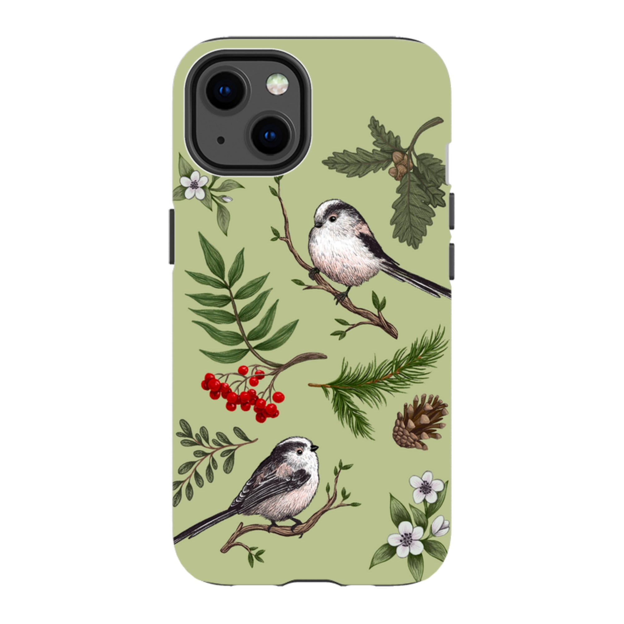 iPhone Tough Case - Longtail Tits By Anna Stead