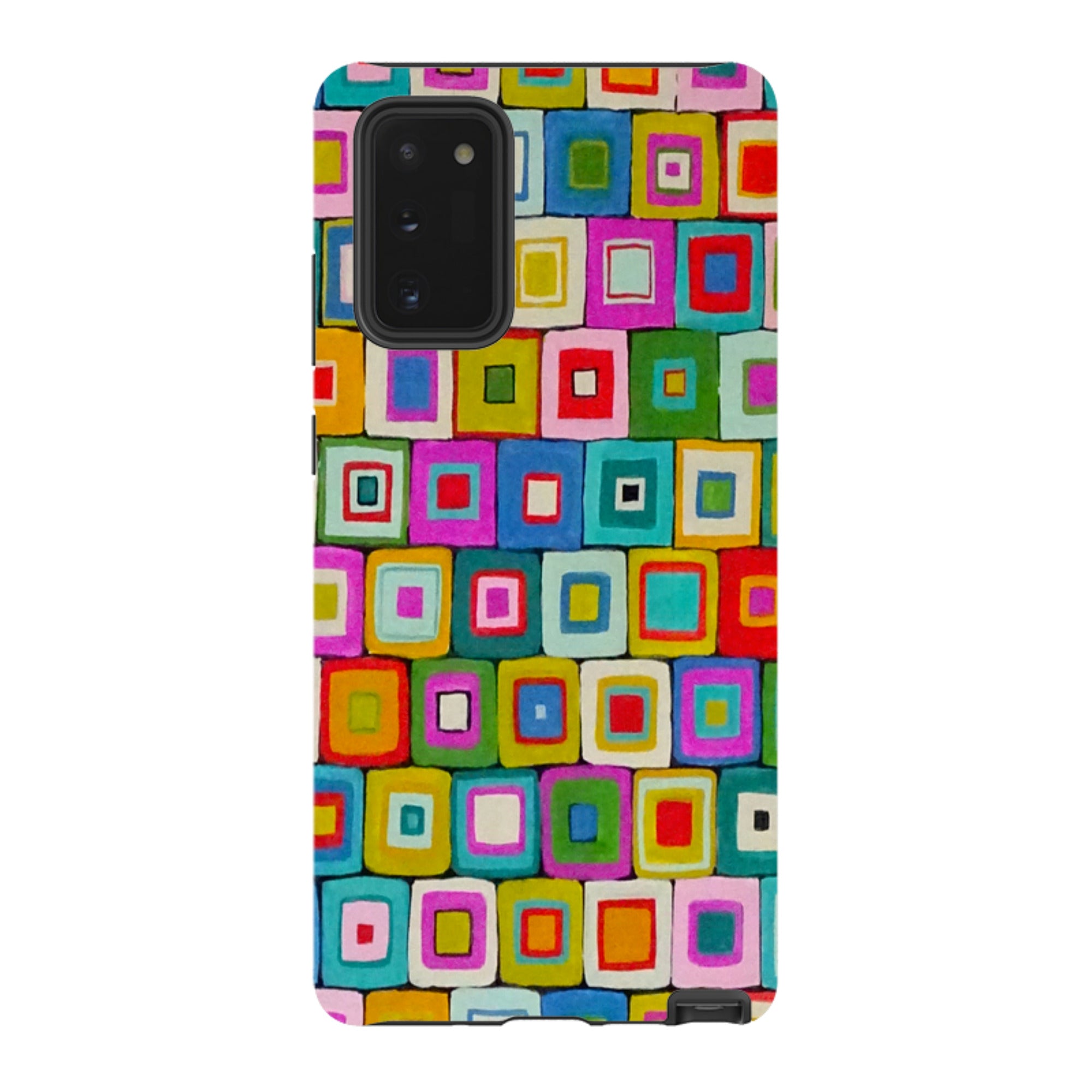 Samsung Tough Case - Atelier Blanket Squares Bright By Sarah Campbell