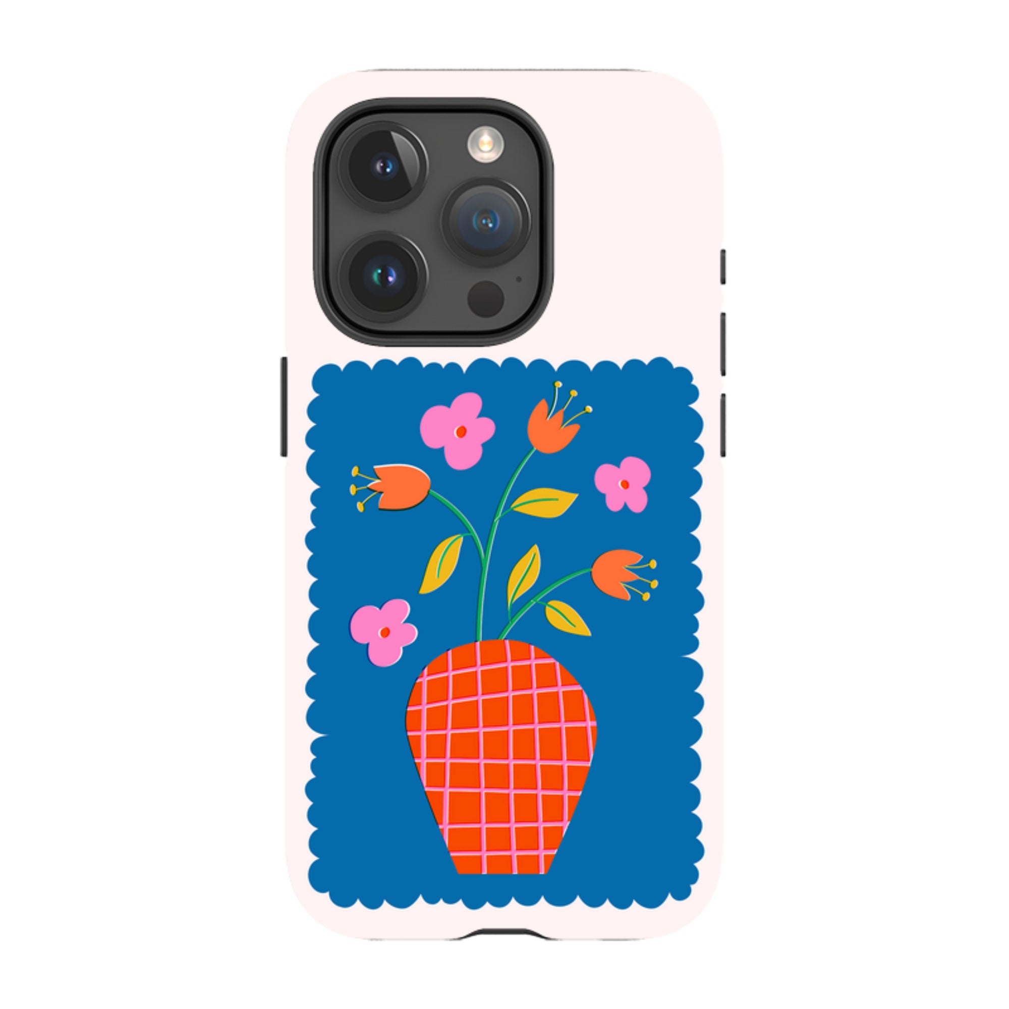 iPhone MagSafe Tough Case - Floral Stamp