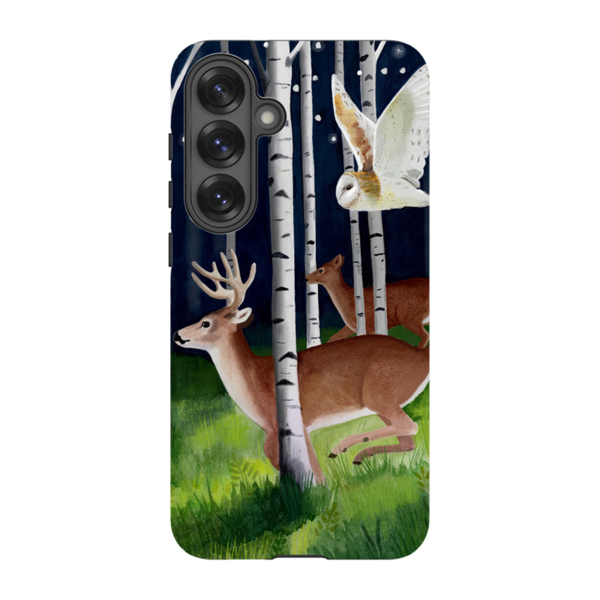 Samsung Tough Case - Green Forest By Bex Parkin
