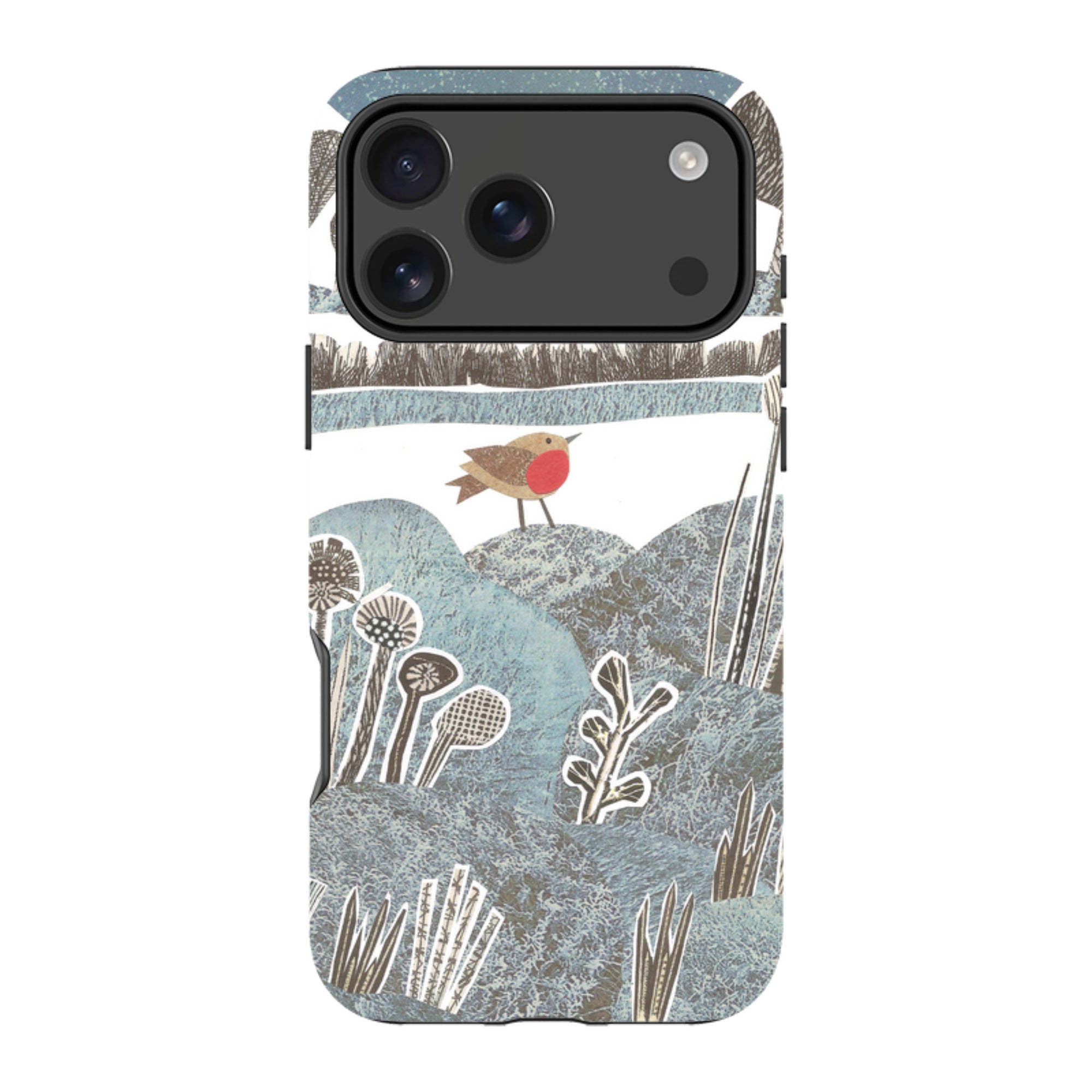 iPhone Tough Case - Frost Robin By Jane Robbins
