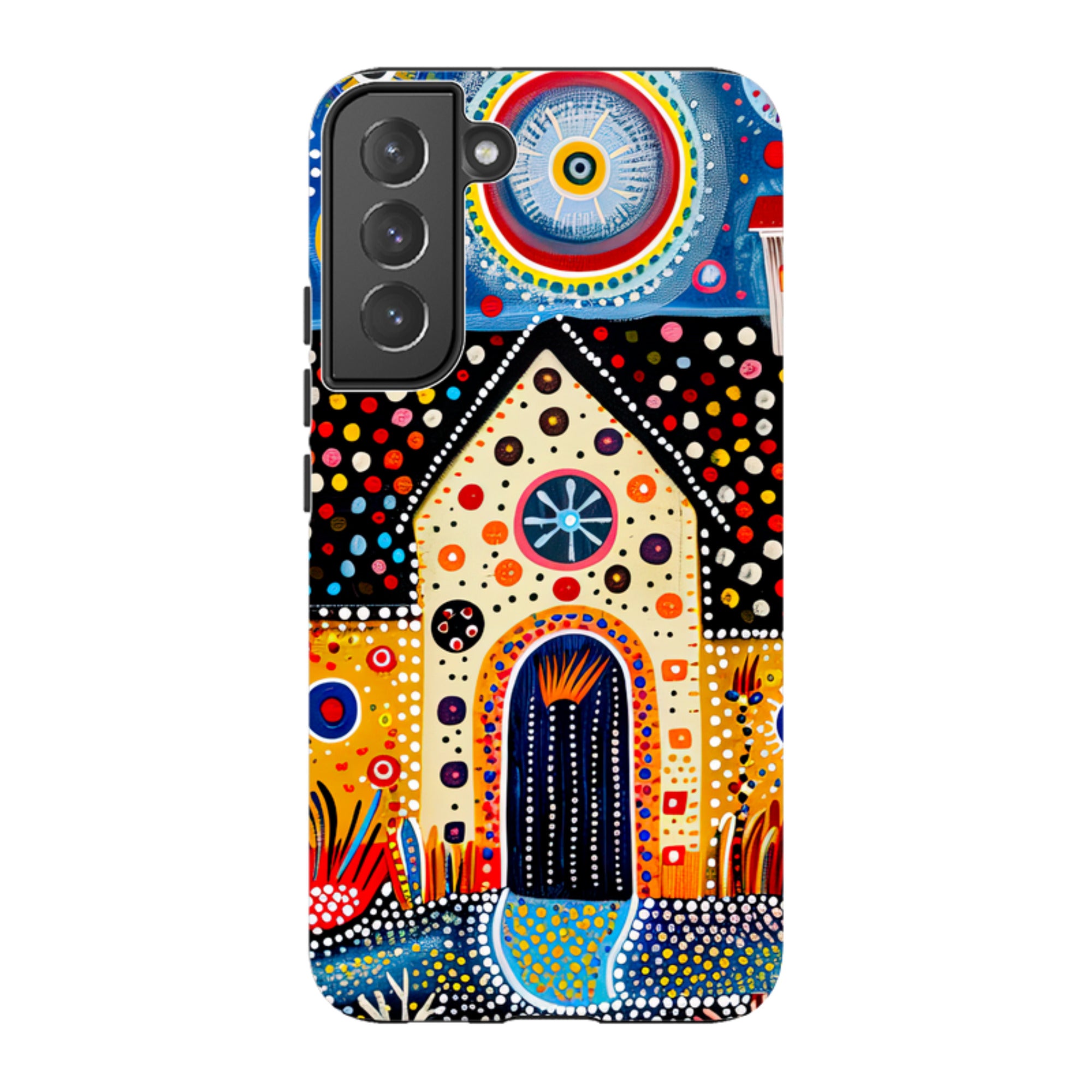 Samsung Tough Case - Folk Art House IX