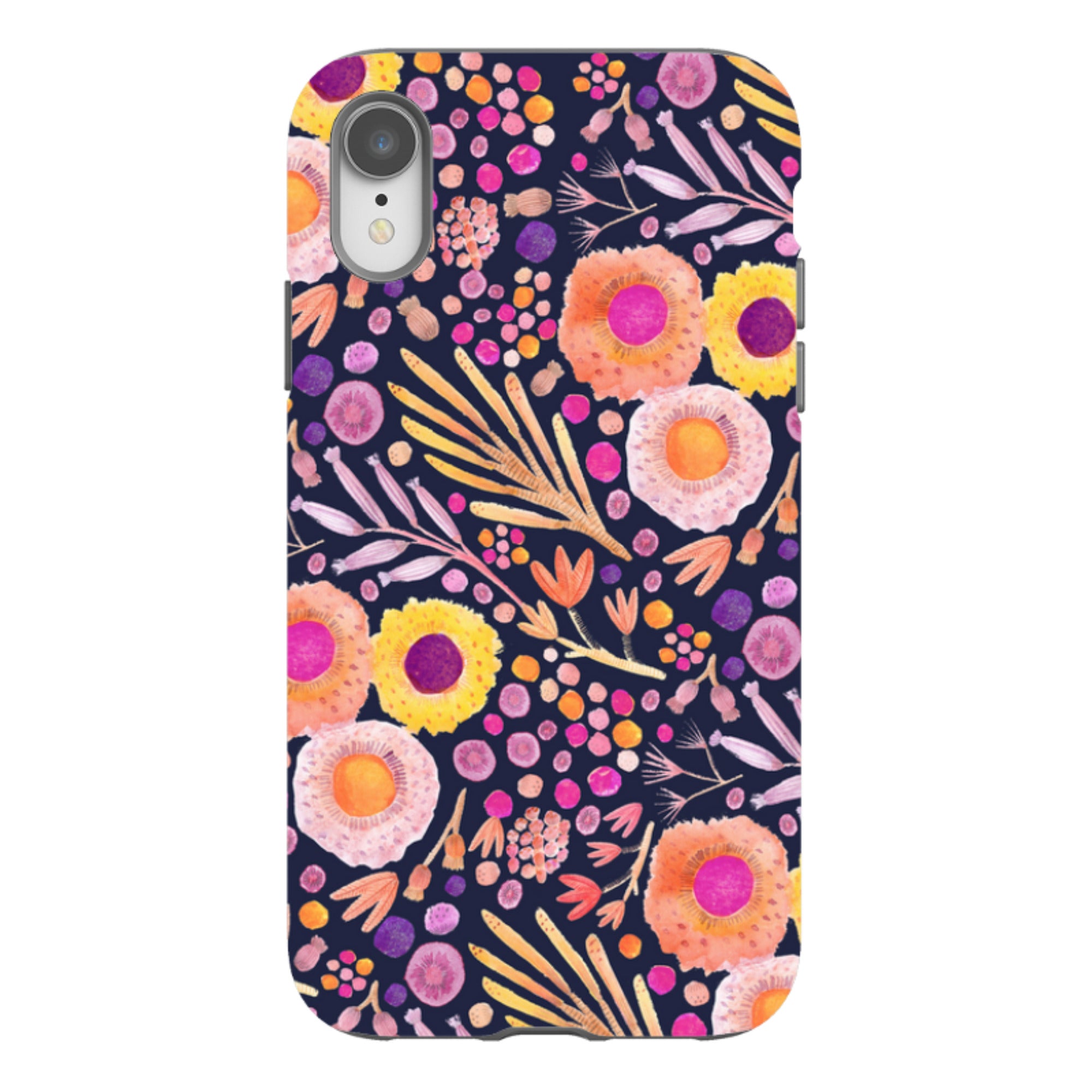 iPhone Tough Case - Floral Passion By Gabriela Larios