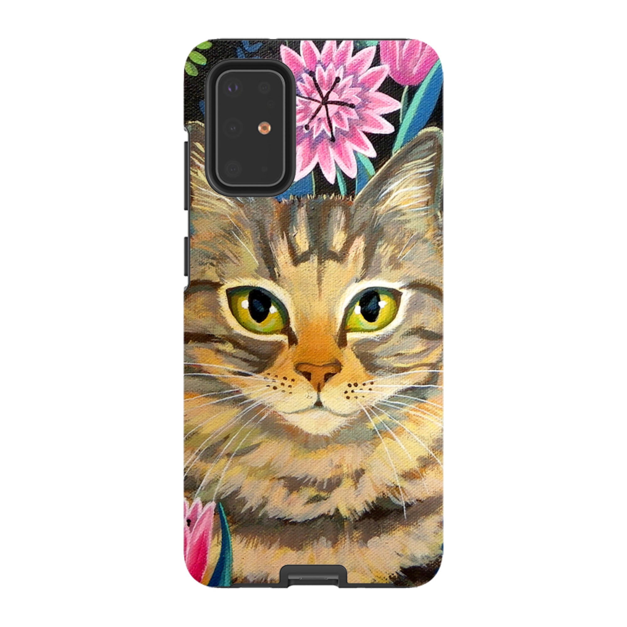 Samsung Tough Case - Tabby Cat By Mary Stubberfield