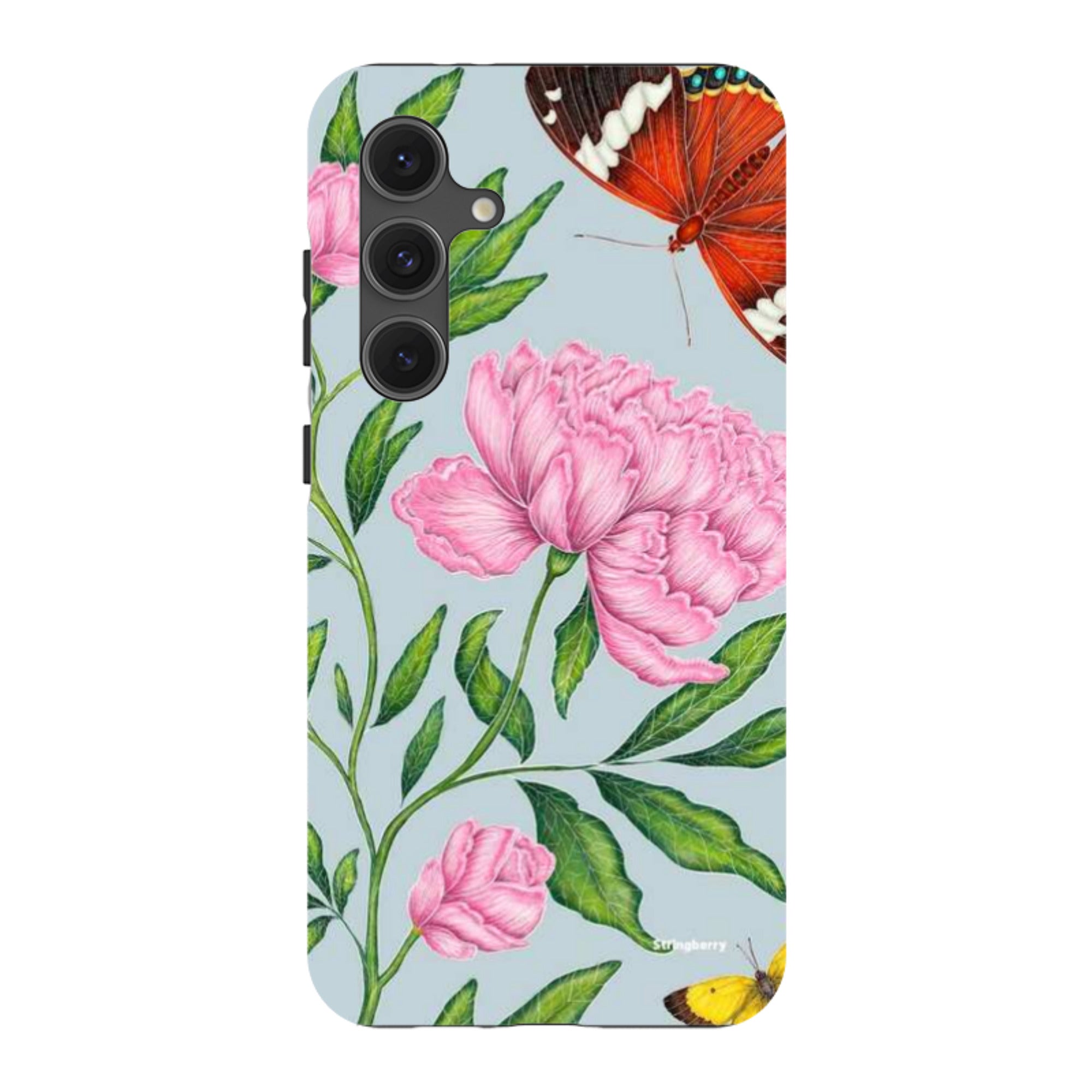 Samsung Tough Case - Butterflies And Peonies By Catherine Rowe