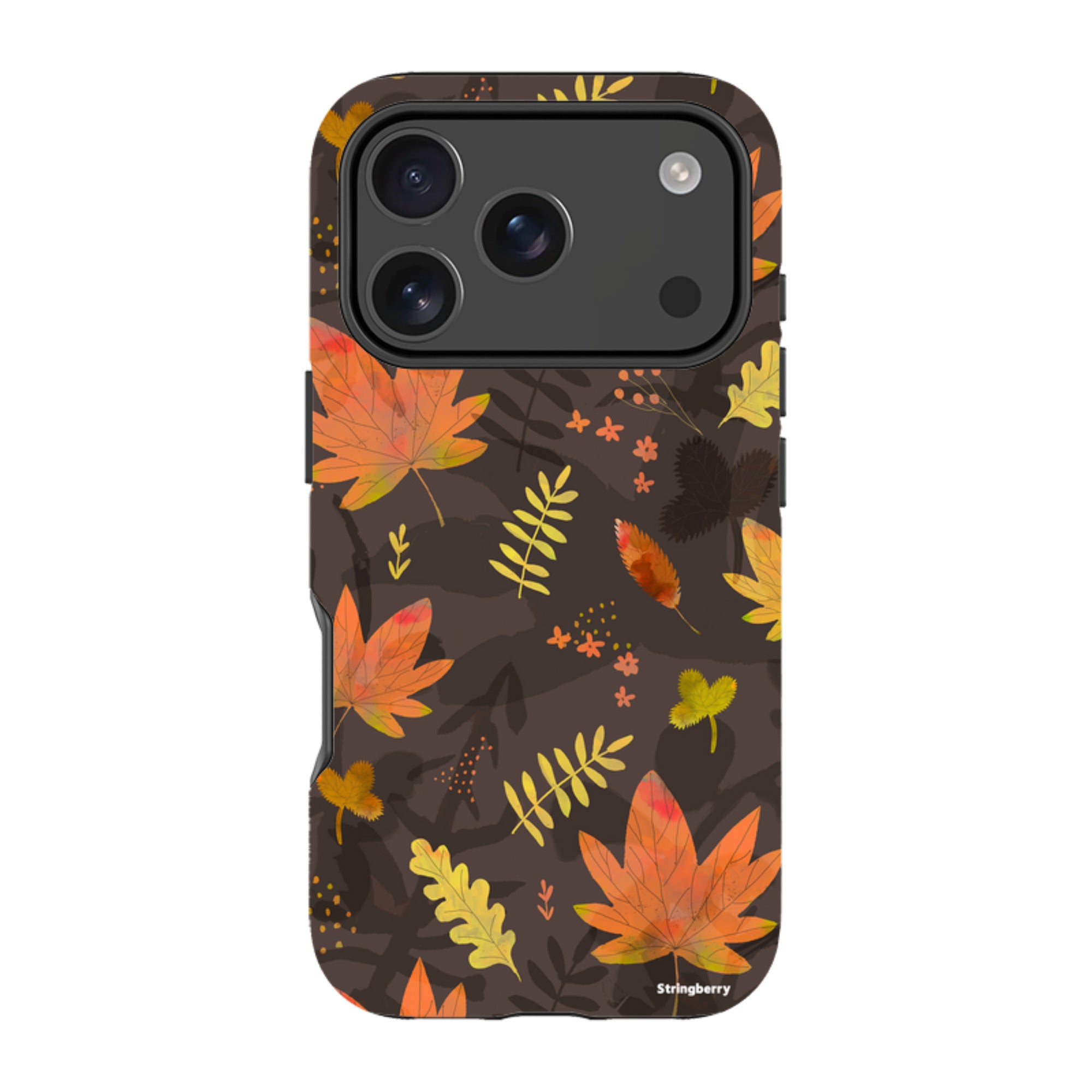 iPhone Tough Case - Autumn Leaves Yellow