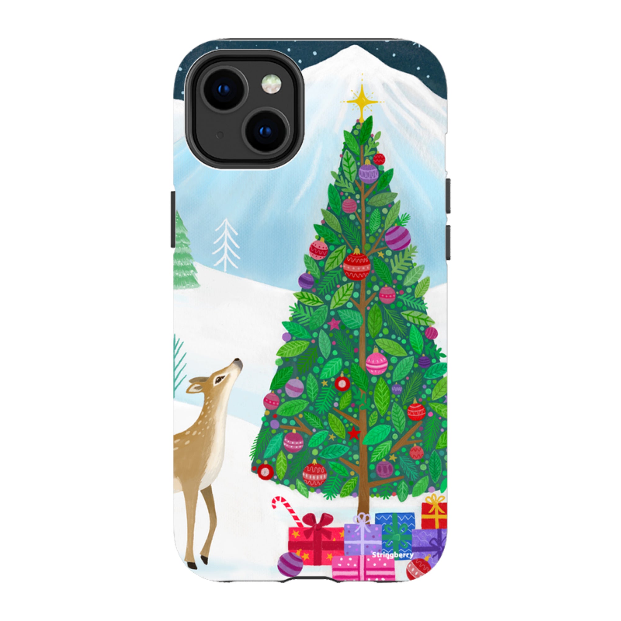 iPhone Tough Case - Jolly Season By Bex Parkin
