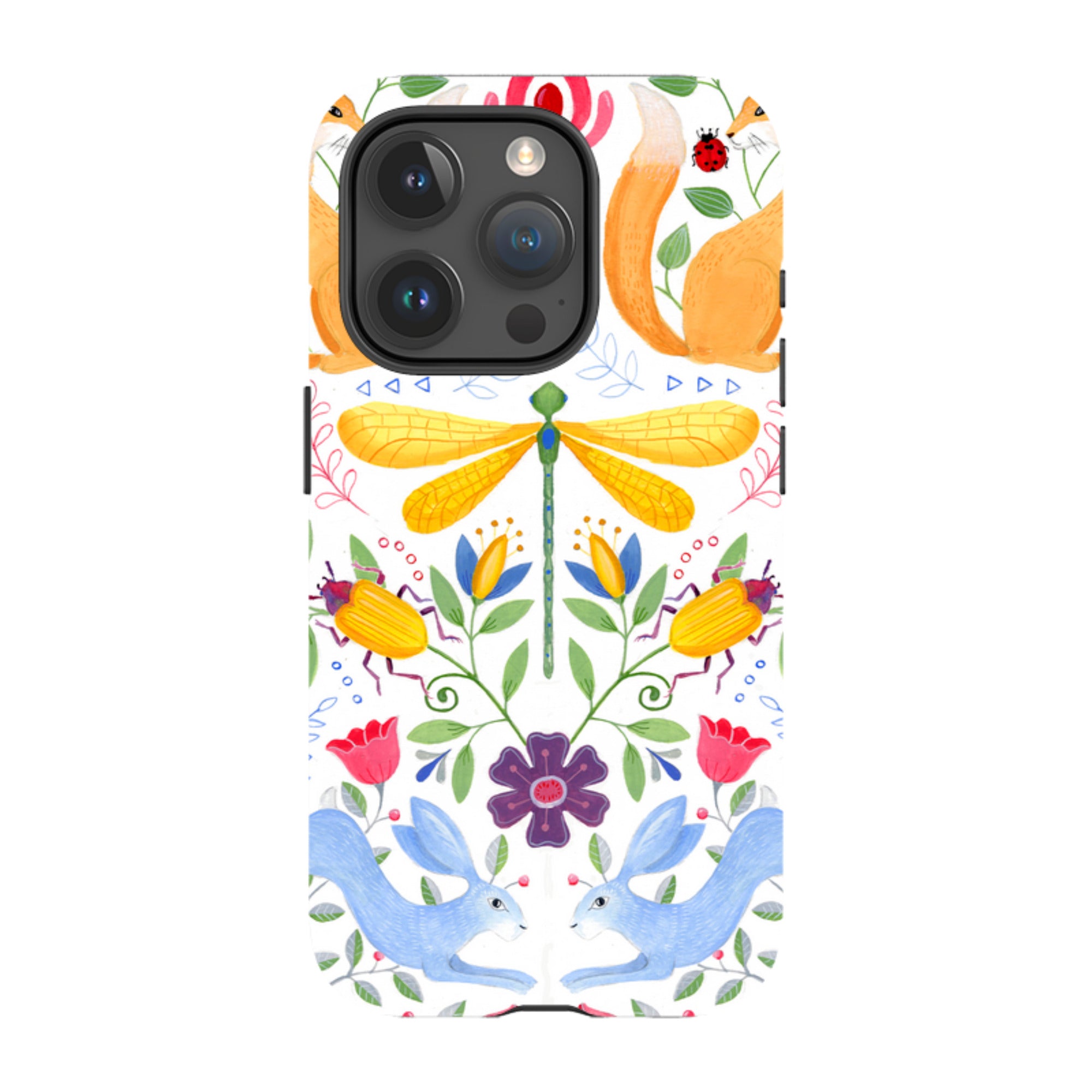 iPhone Tough Case - Folk Garden By Bex Parkin