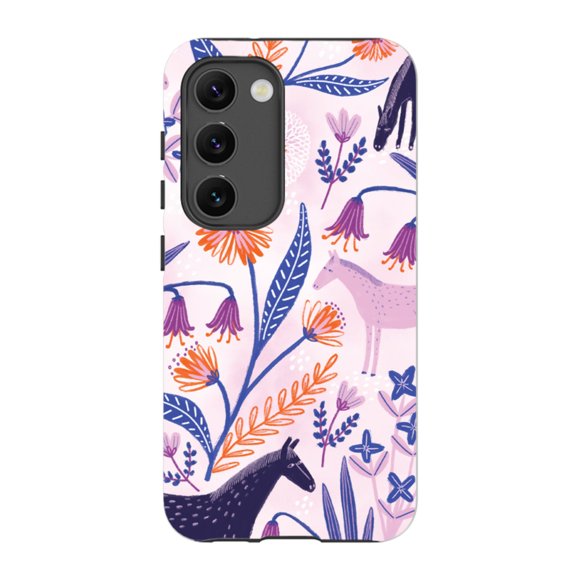 Samsung Tough Case - Wild Ponies Pink By Lee Foster Wilson