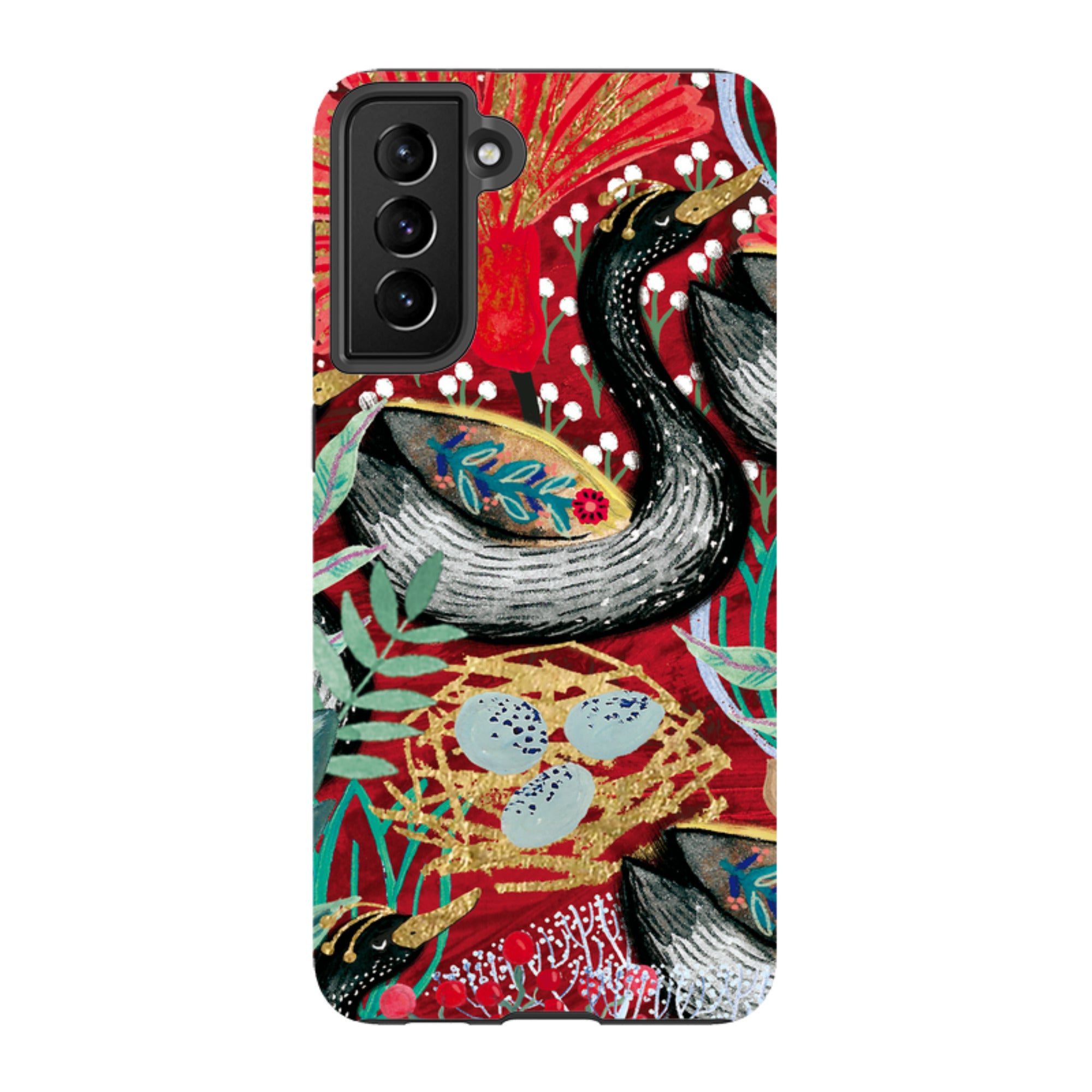 Samsung Tough Case - Eight Geese A Laying By Emma Frances Grant