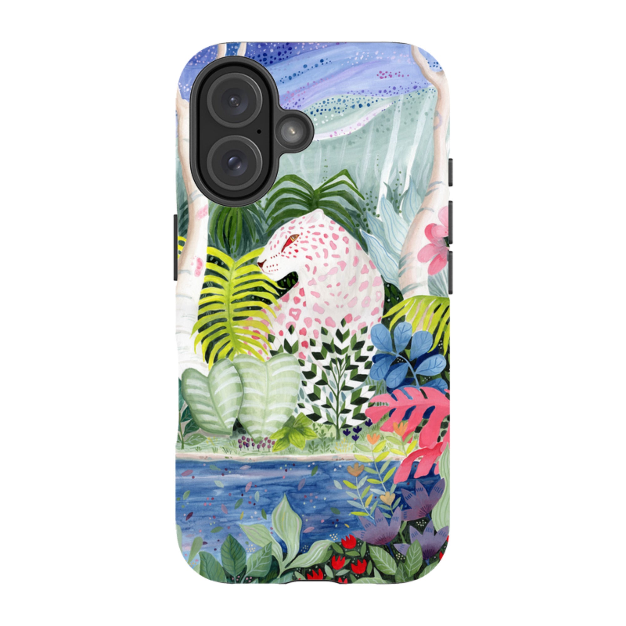 iPhone Tough Case - Cosmic Leopard By Bex Parkin