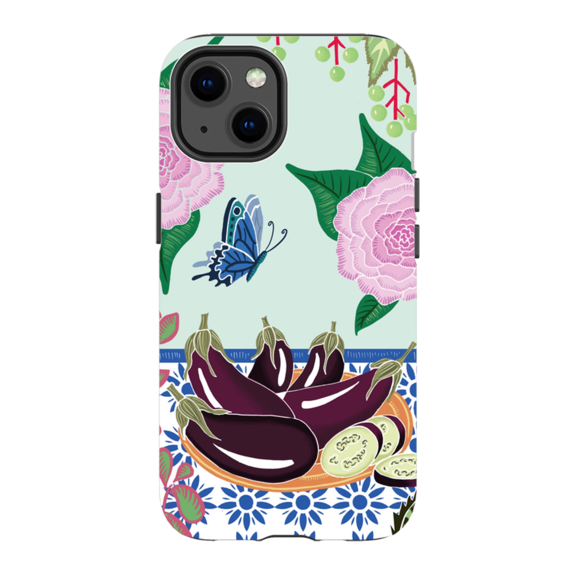 iPhone Tough Case - Aubergines By Kate Heiss