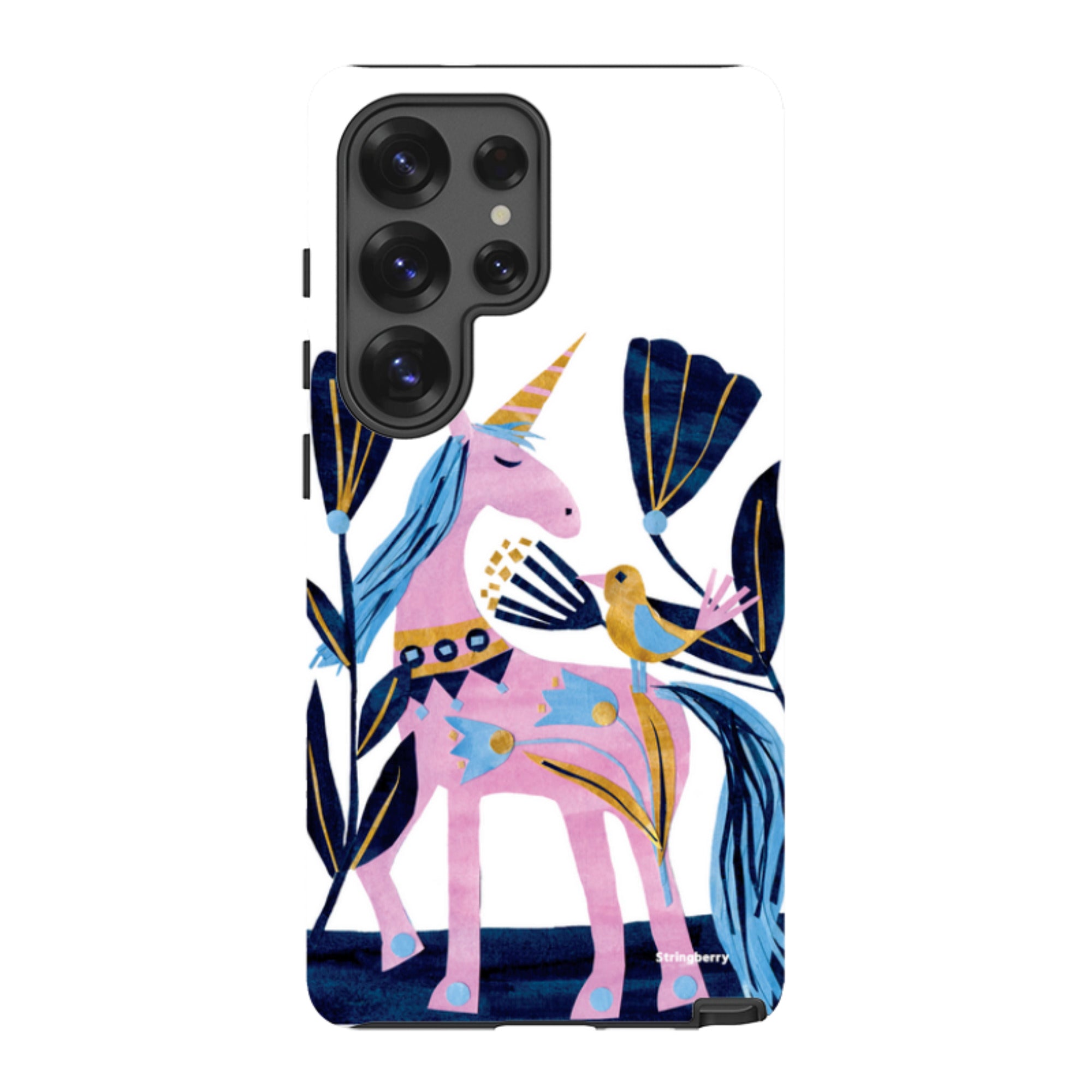 Samsung Tough Case - Lilac Unicorn By Tracey English