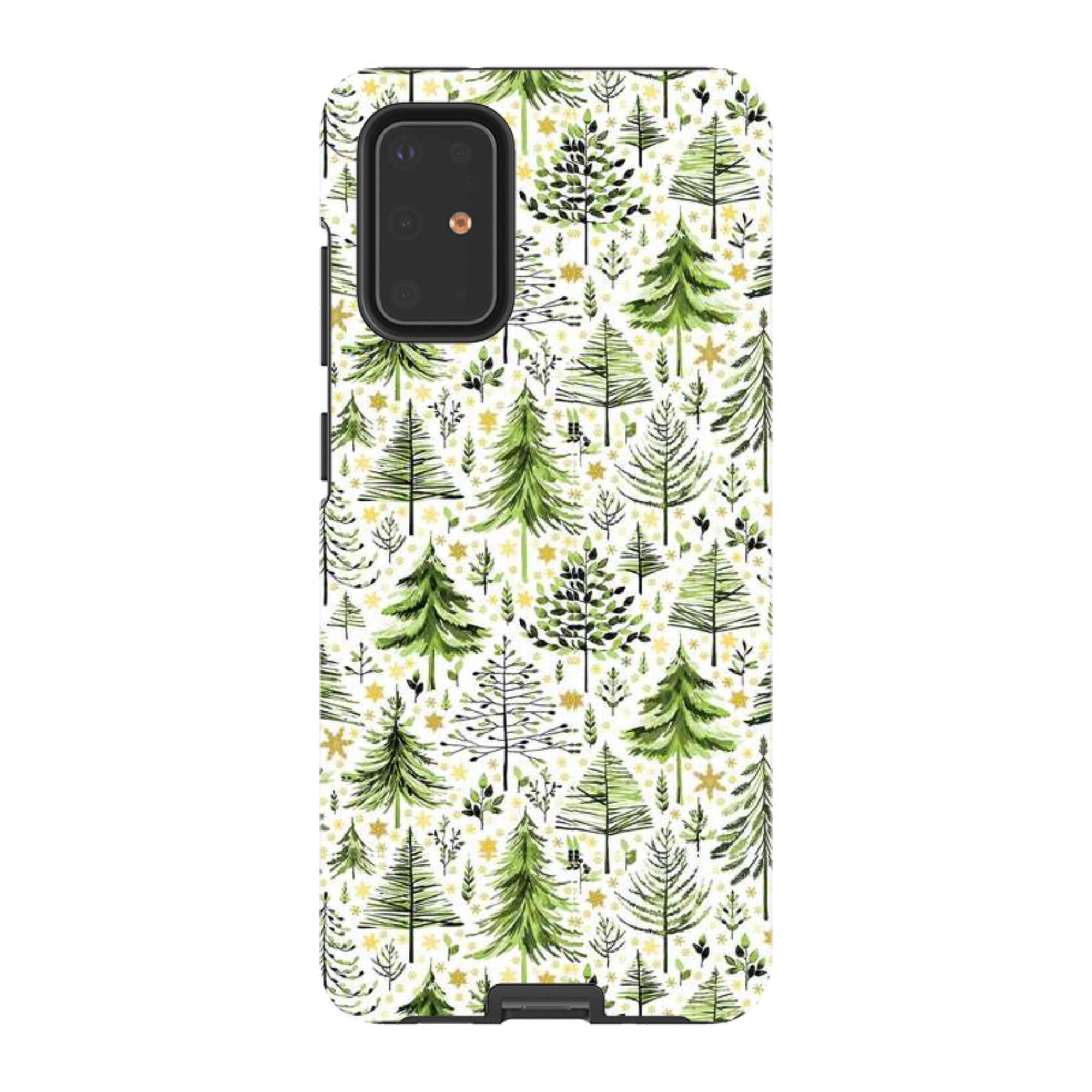 Samsung Tough Case - Green Xmas Trees By Elisabeth Haager