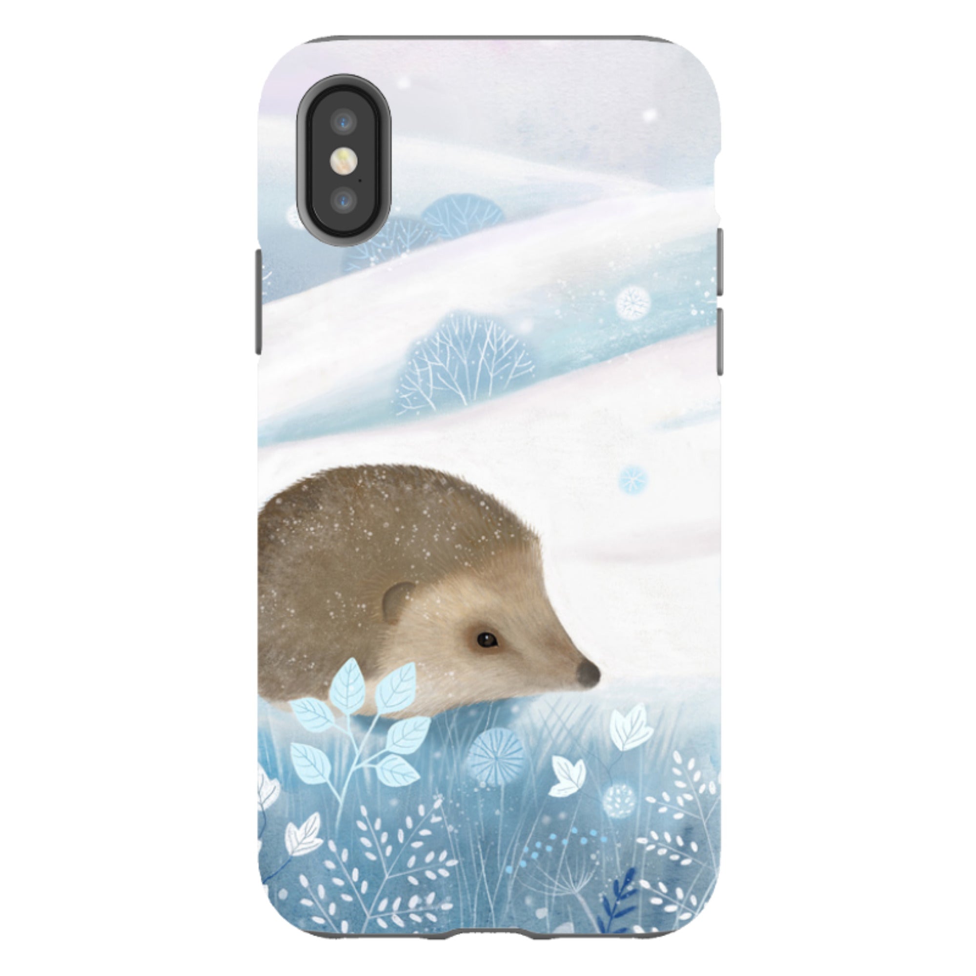 iPhone Tough Case - Winter Hedgehog By Bex Parkin
