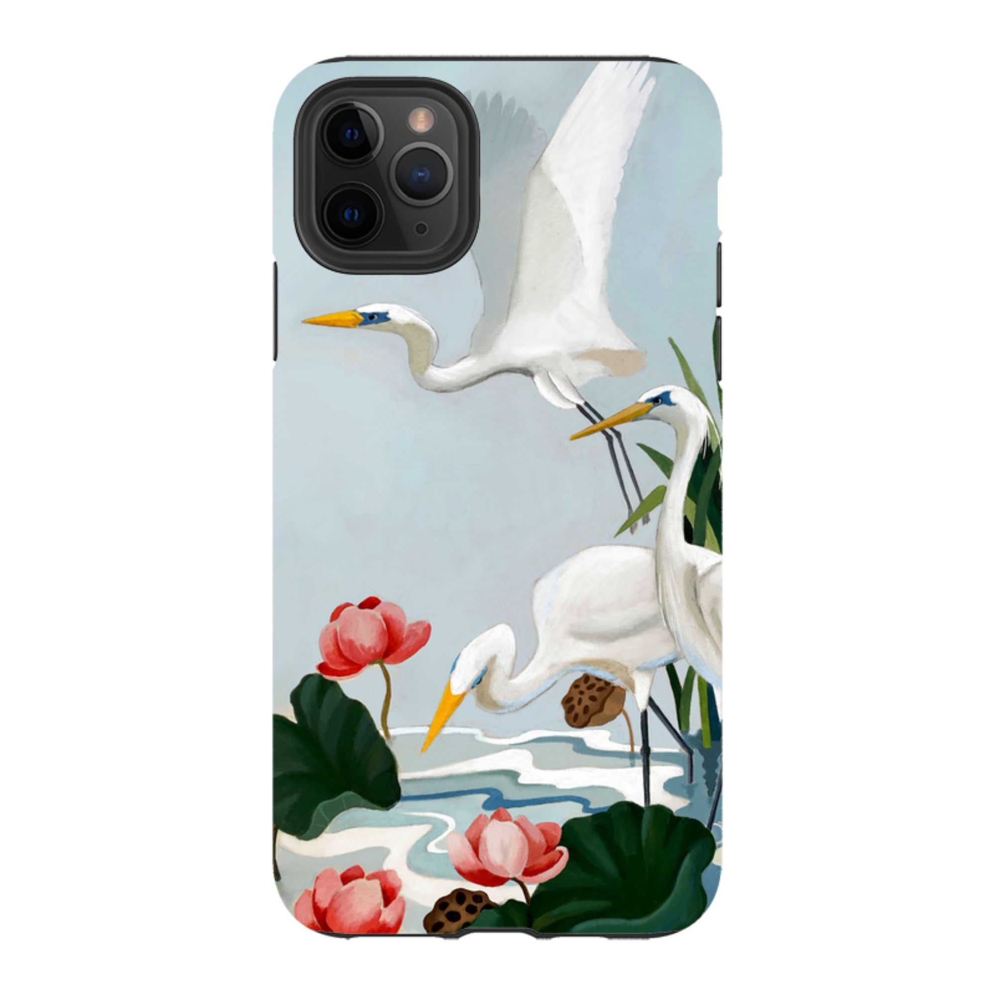 iPhone Tough Case - Egrets And Lillie's By Bex Parkin