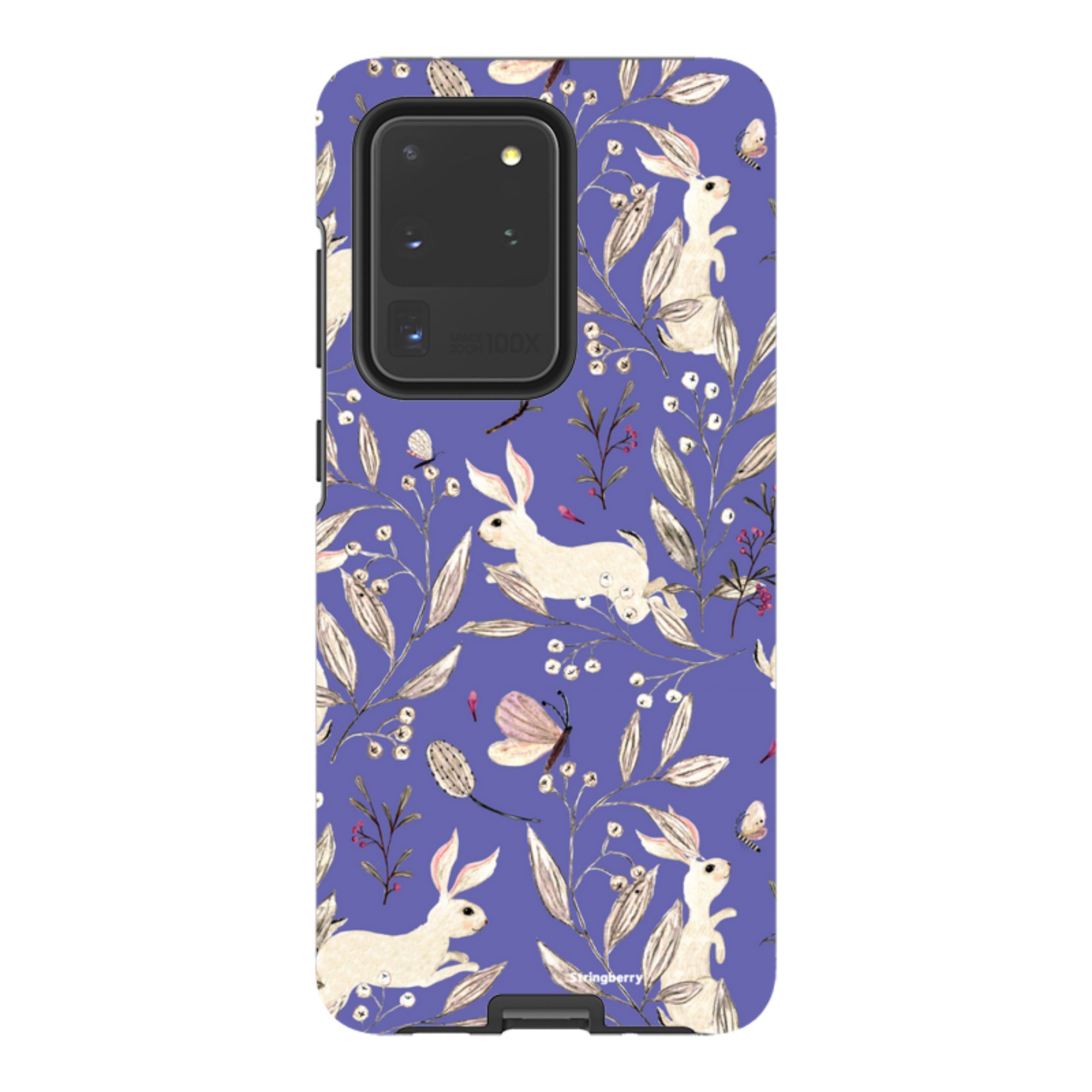 Samsung Tough Case - Bunnies Periwinkle By Katherine Quinn
