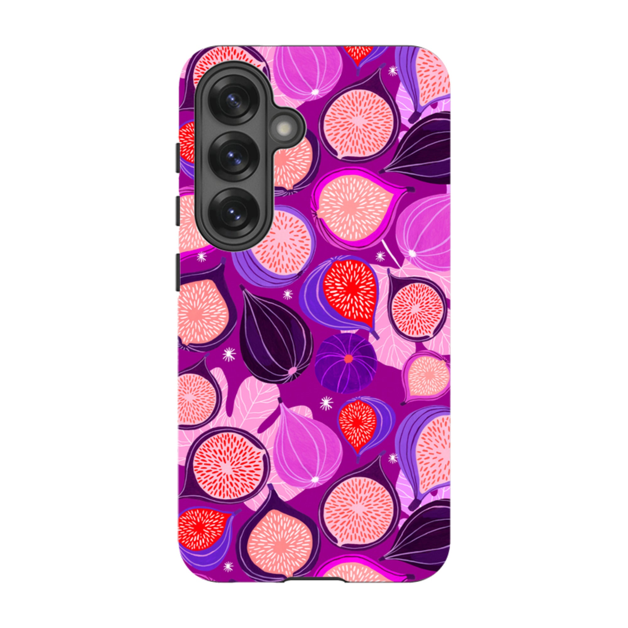 Samsung Tough Case - Ficolino Purple Pattern By Madalina Andronic