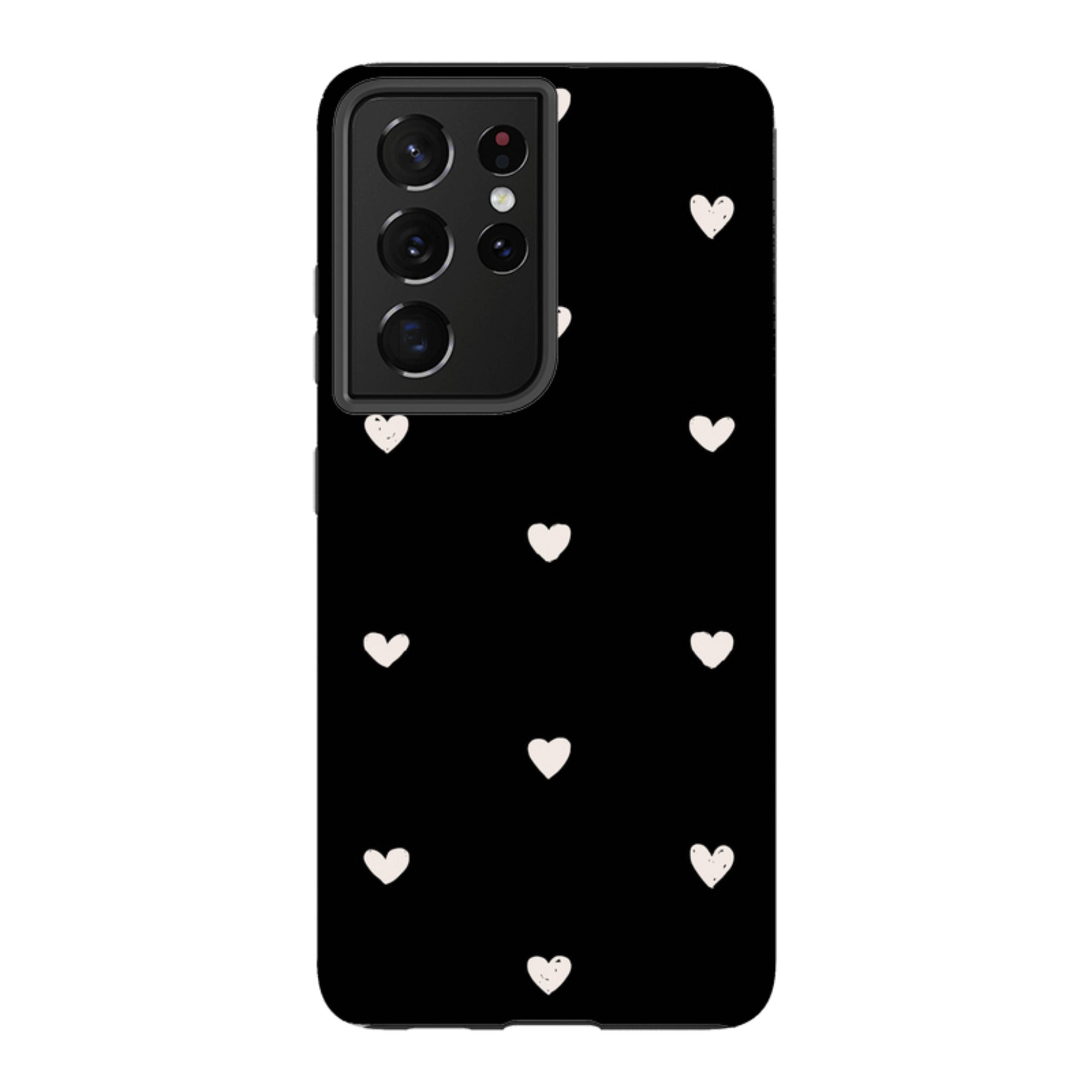 Samsung Tough Case - Hearts Black