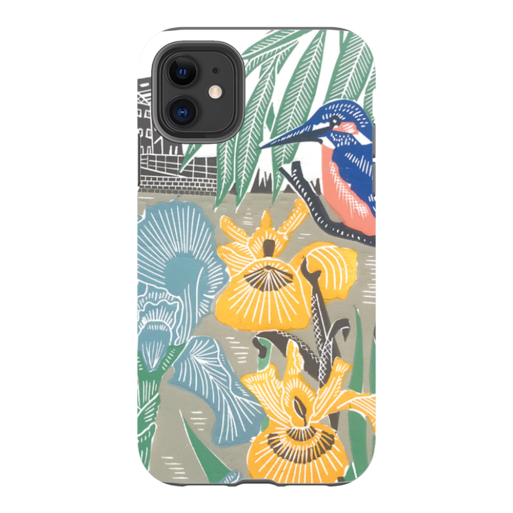 iPhone Tough Case - Kingfisher At The Mill By Kate Heiss