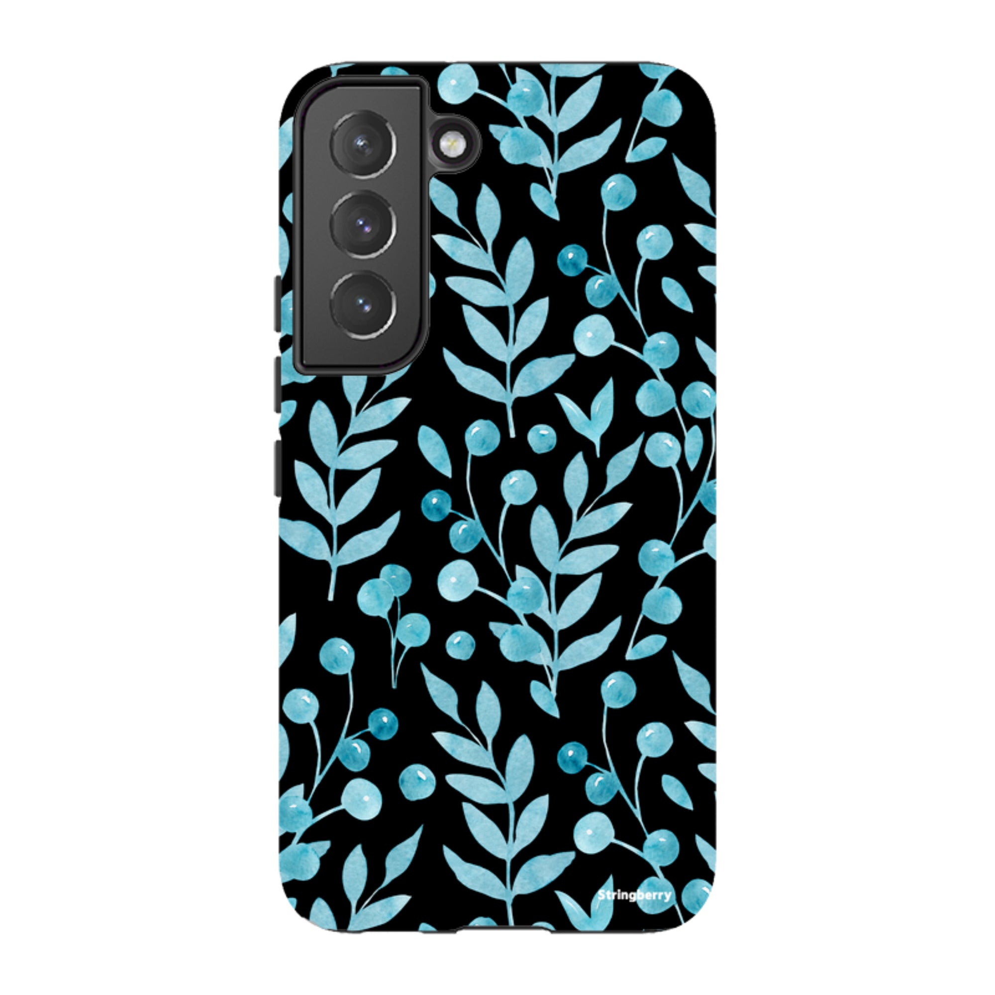 Samsung Tough Case - Blue Xmas Florals