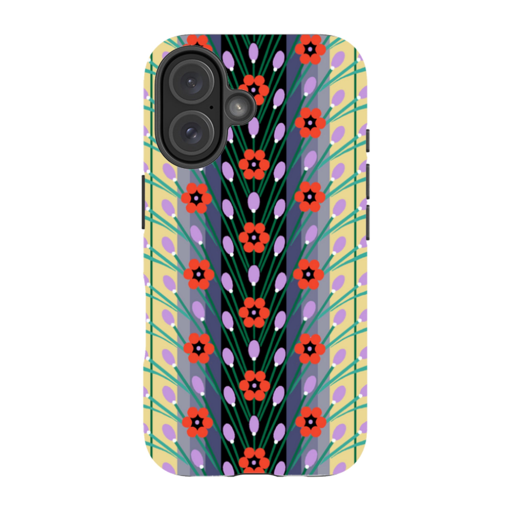 iPhone MagSafe Tough Case - Lavender Yellow By Cressida Bell