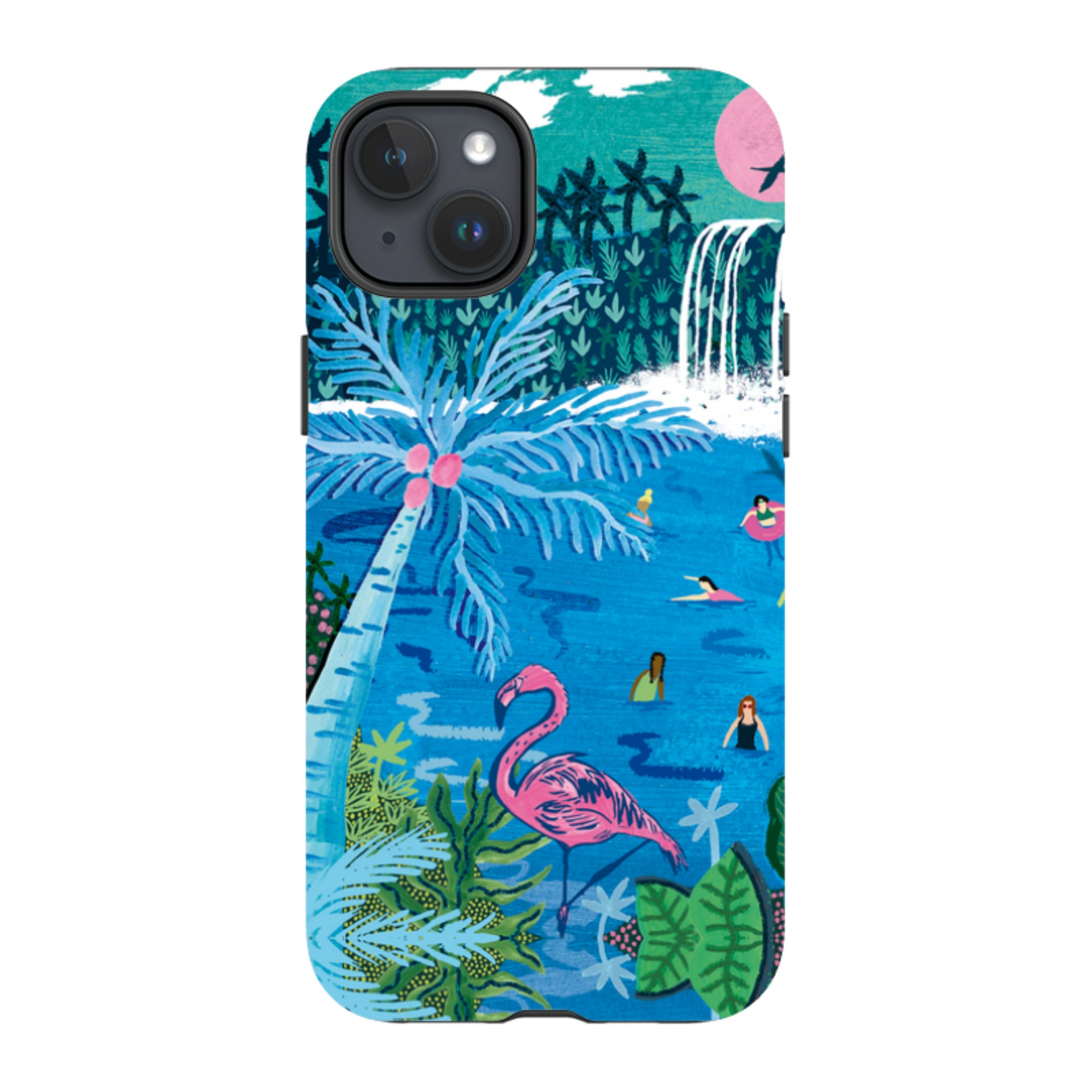 iPhone Tough Case - Palm Pool III By Emma Frances Grant