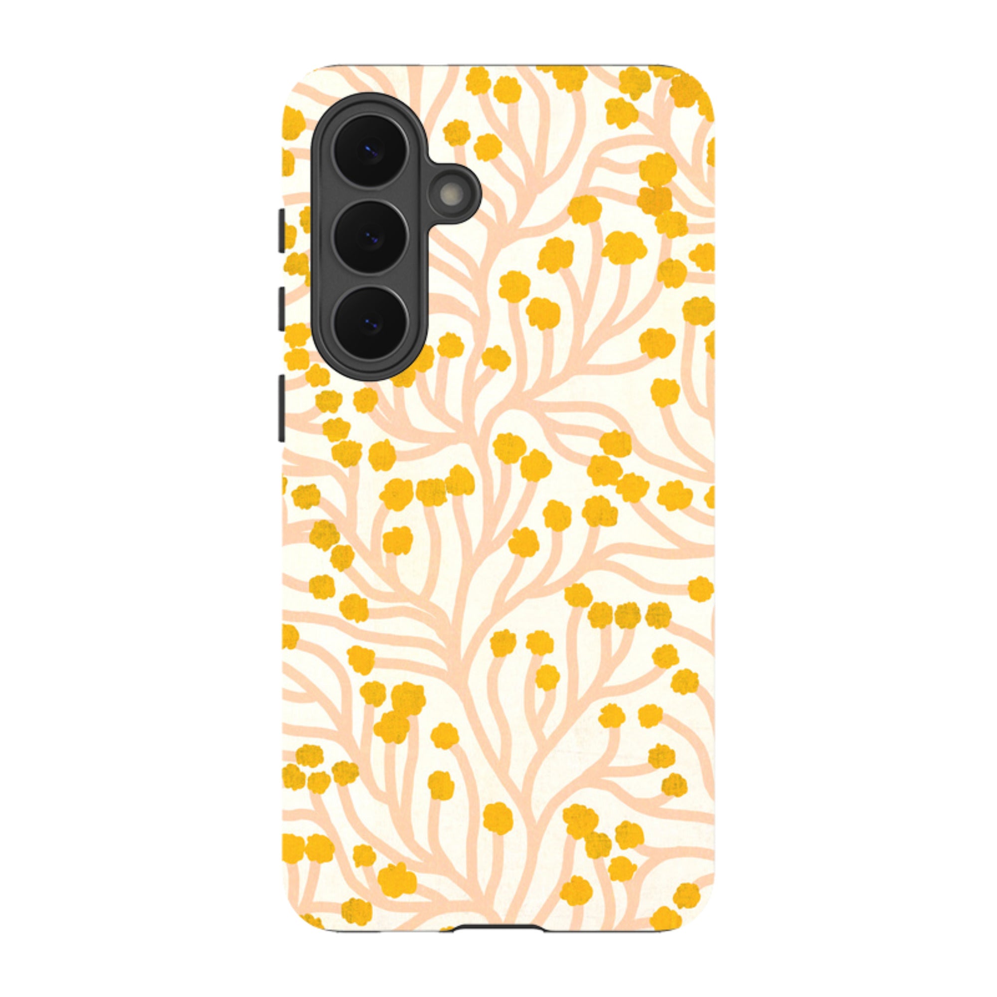 Samsung Tough Case - Vine Pink and Ochre By Katherine Quinn