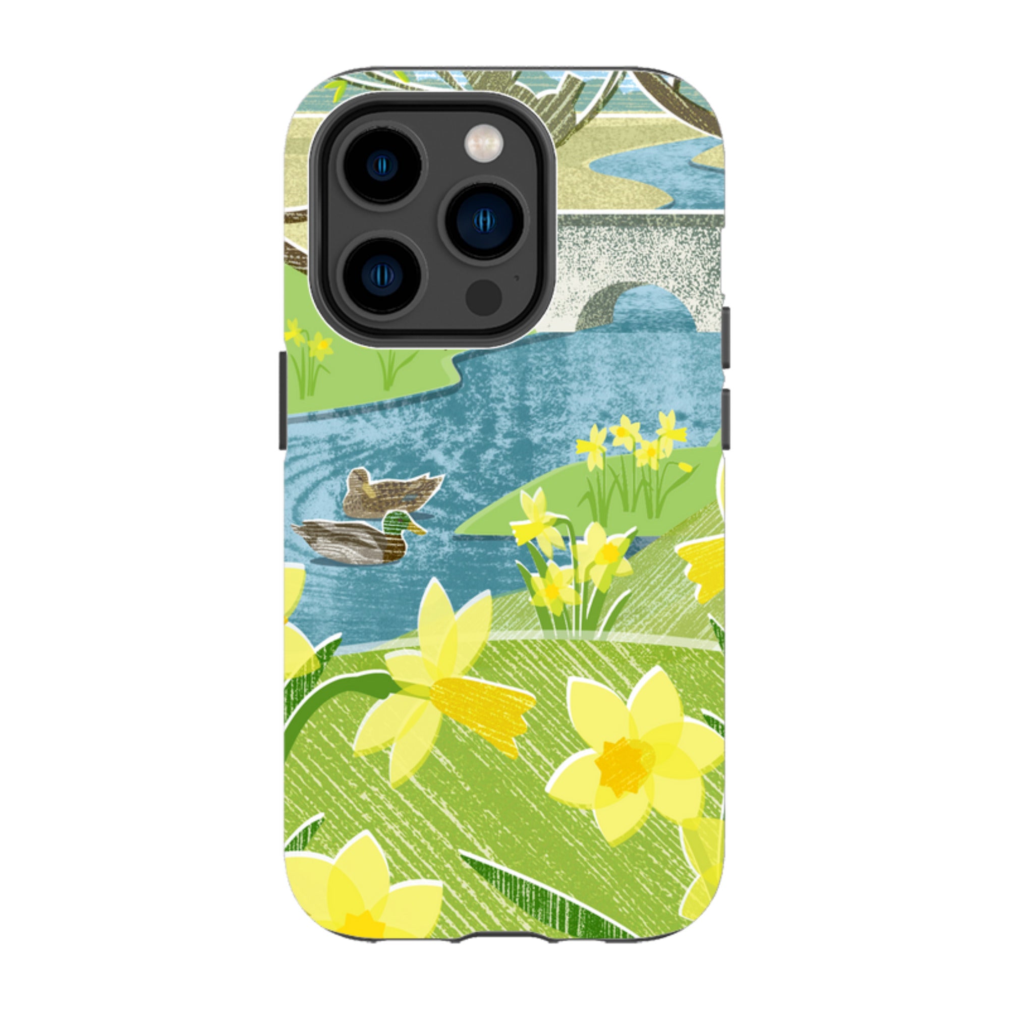 iPhone MagSafe Tough Case -  Daffs and Ducks By Liane Payne