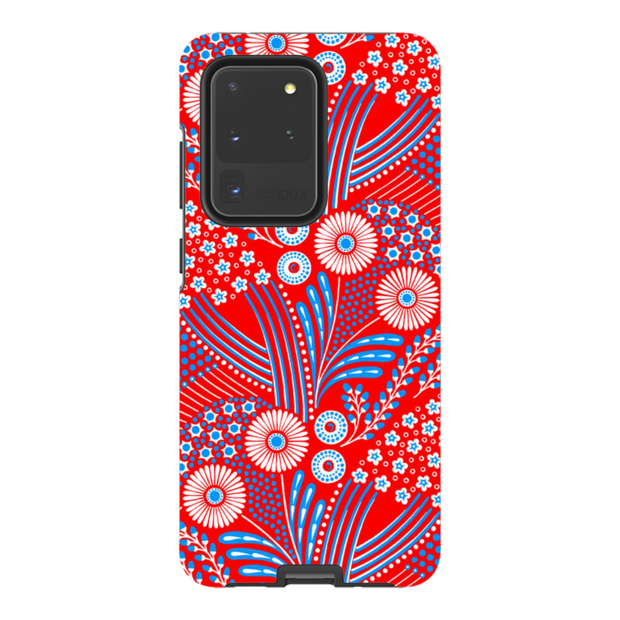 Samsung Tough Case - Red Bouquet By Cressida Bell