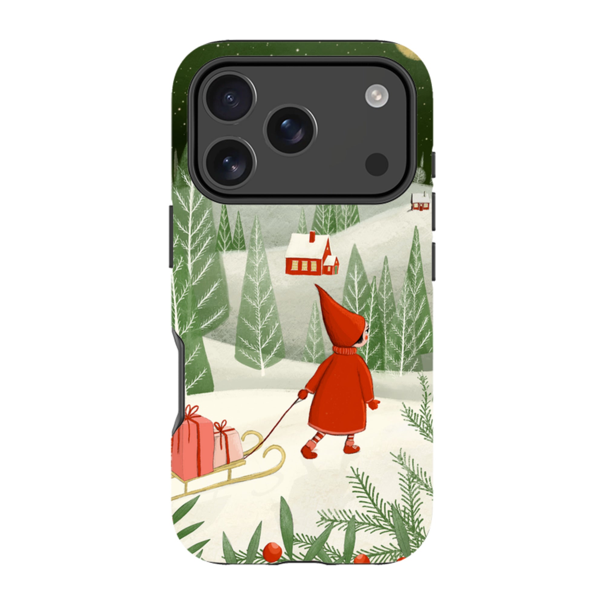 iPhone Tough Case - Christmas Night By Maja Lindberg