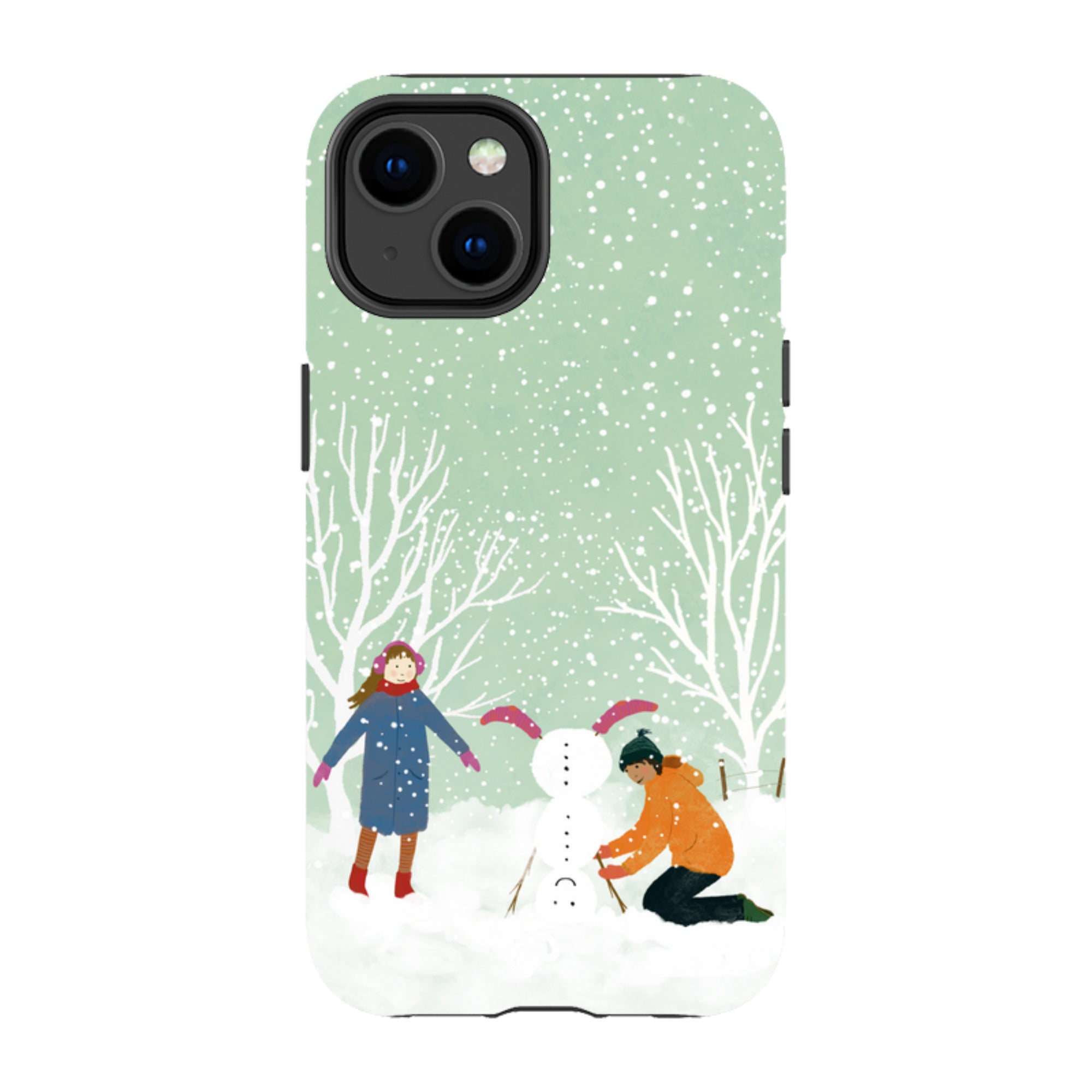 iPhone Tough Case - Snowball Building By Katherine Quinn