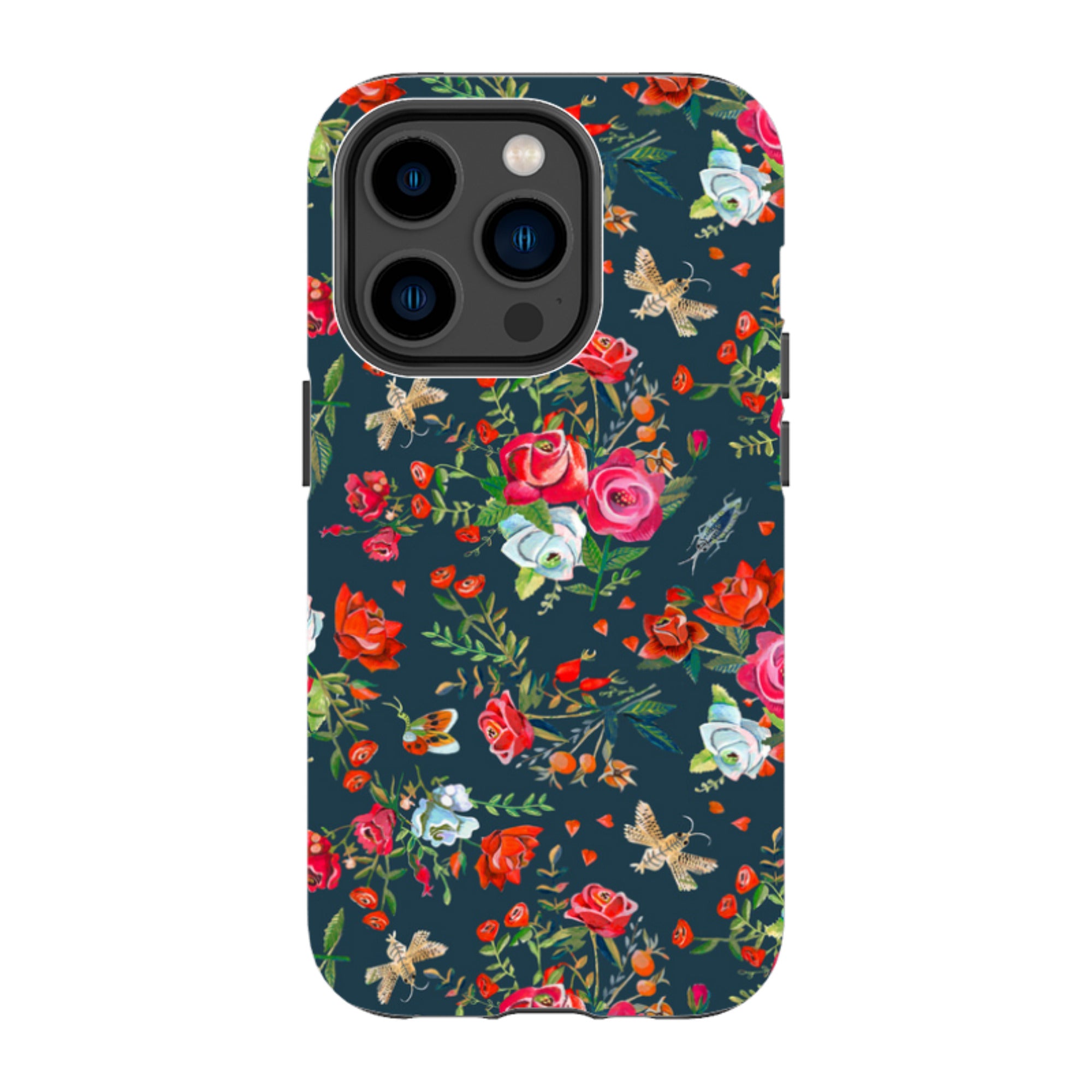 iPhone MagSafe Tough Case -  Blue Roses By Caroline Bonne Muller
