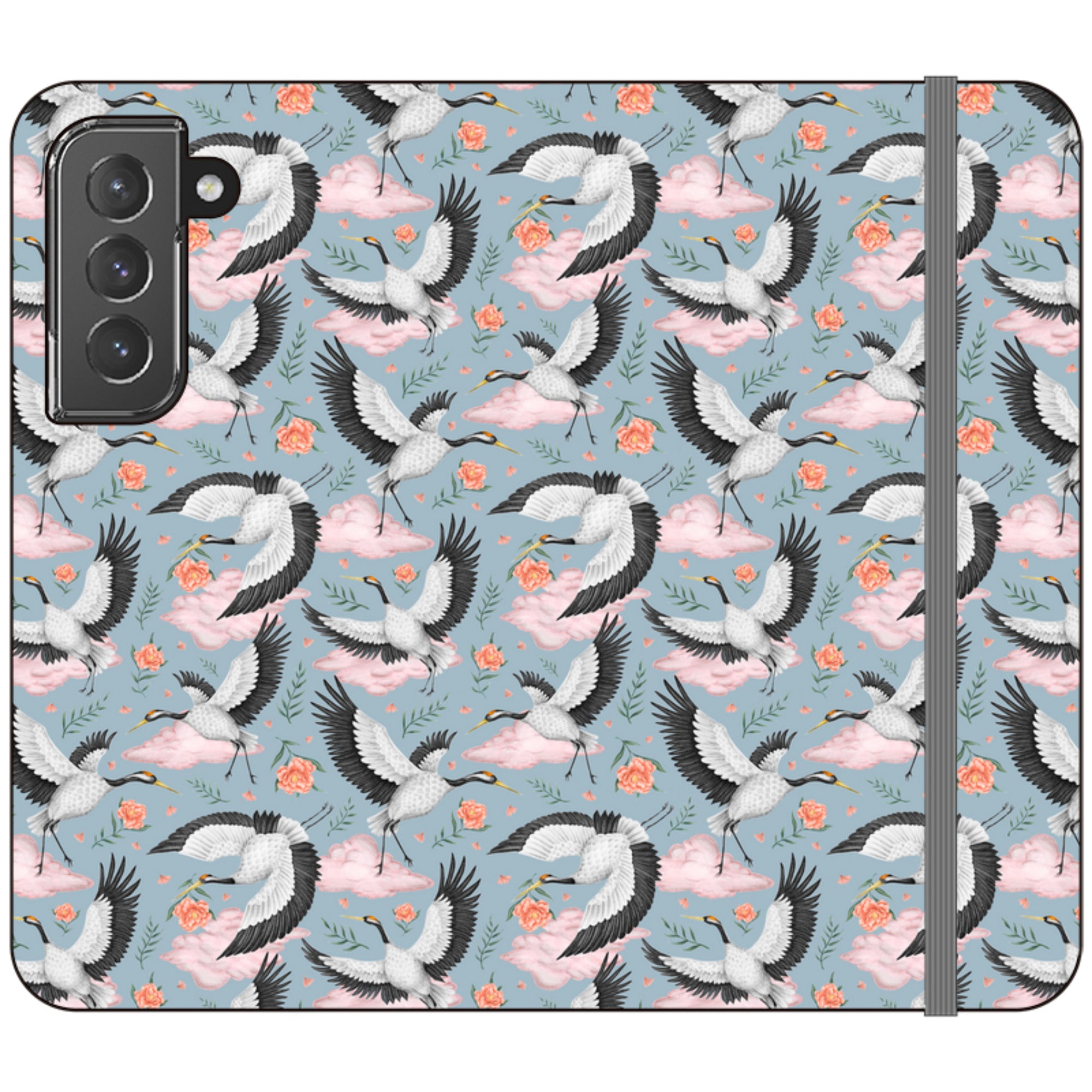 Flight of the Cranes Wallet Case By Catherine Rowe