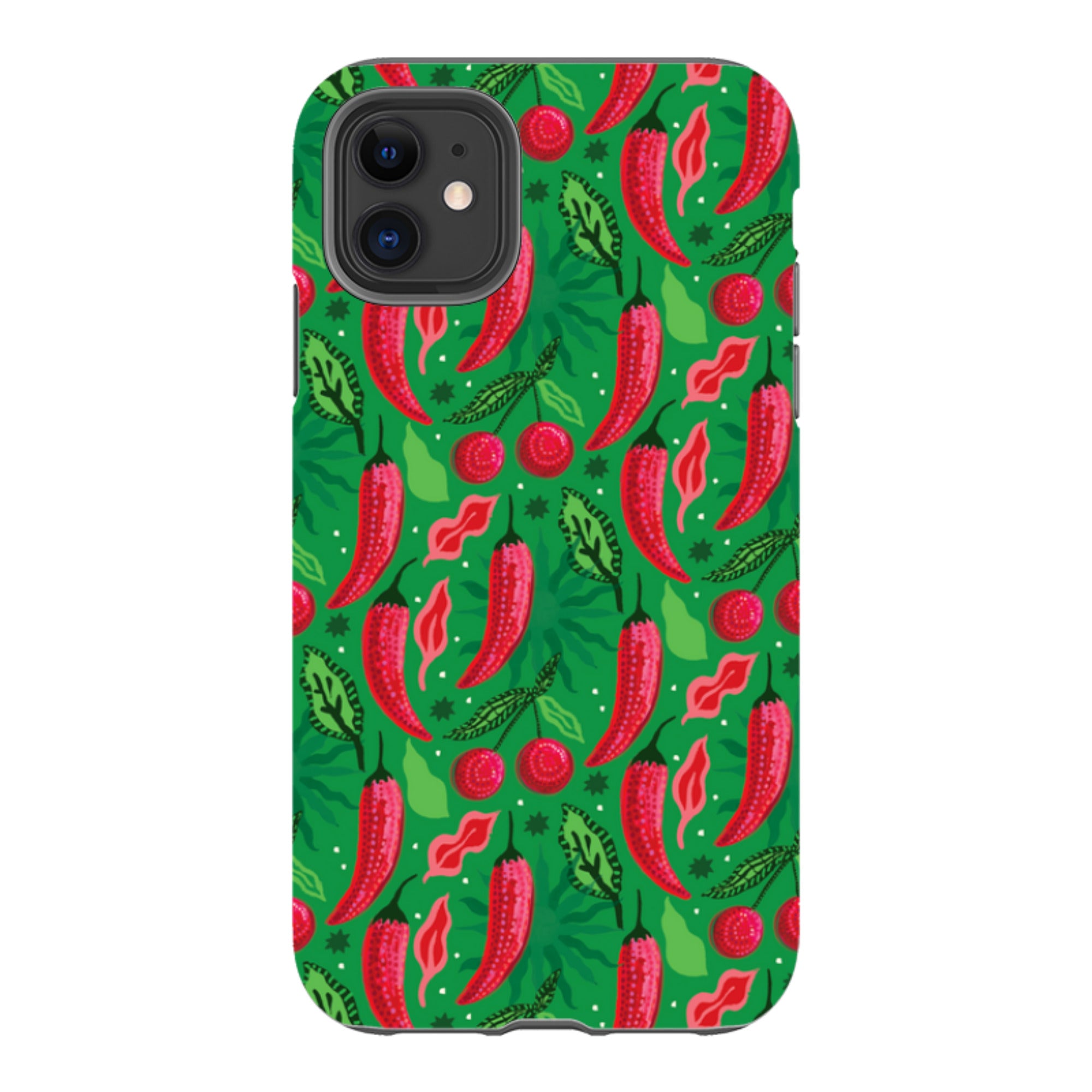 iPhone Tough Case - Chilli Cherry By Emma Frances Grant