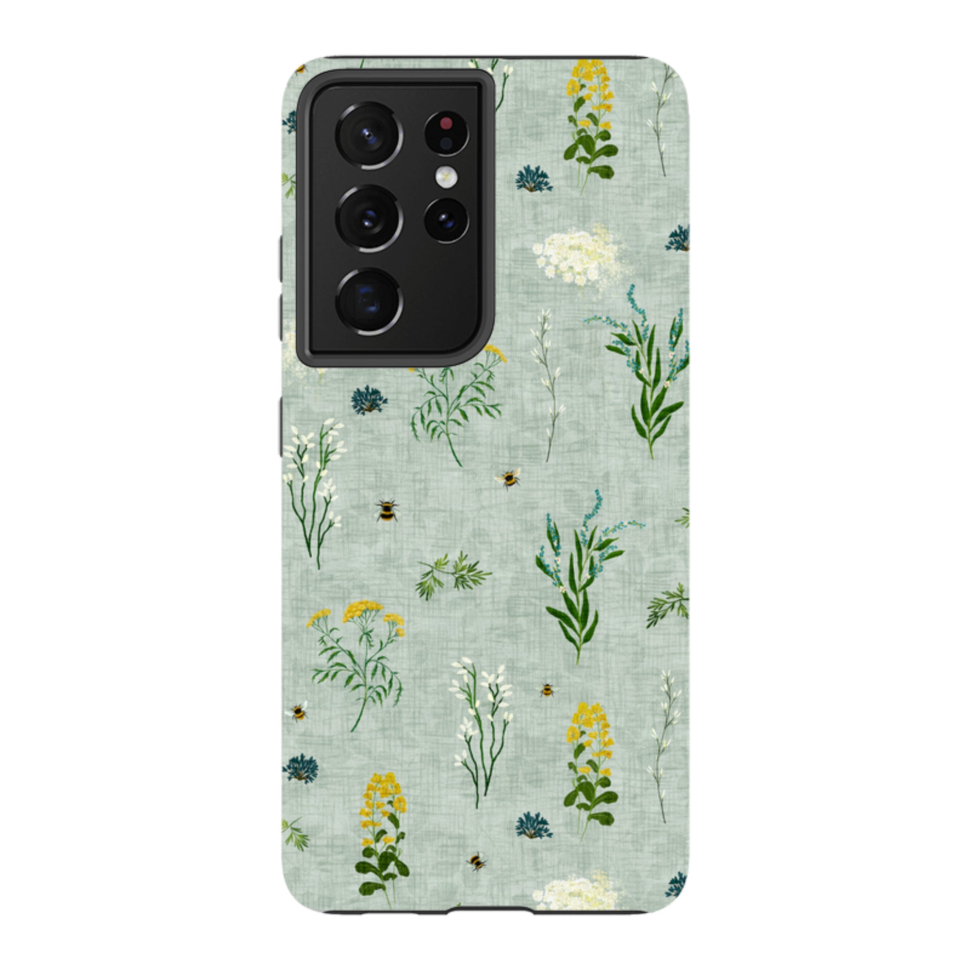 Samsung Tough  Case - Song Bird Florals and Bees By Katherine Quinn
