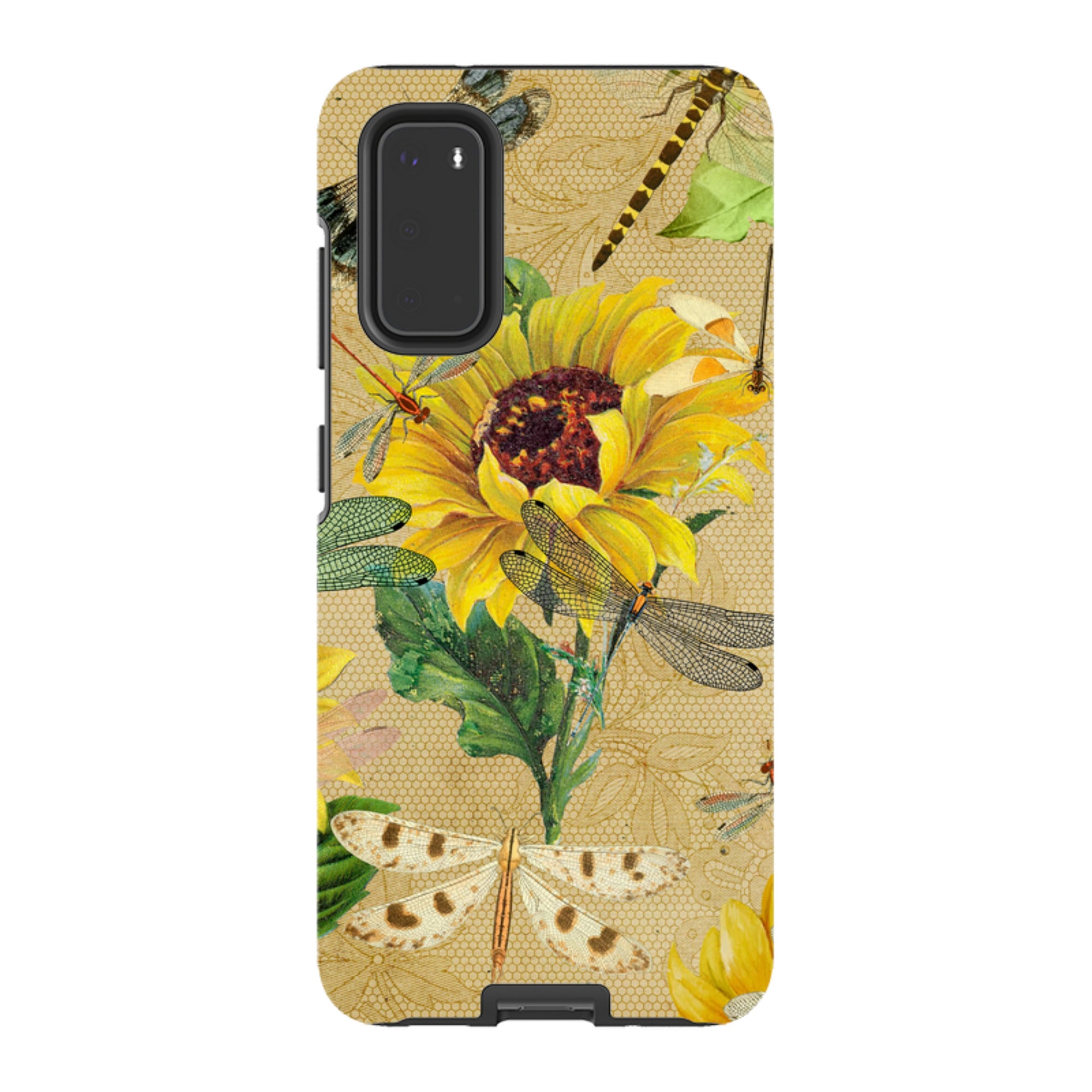 Samsung Tough Case - Dragonflies And Sunflowers