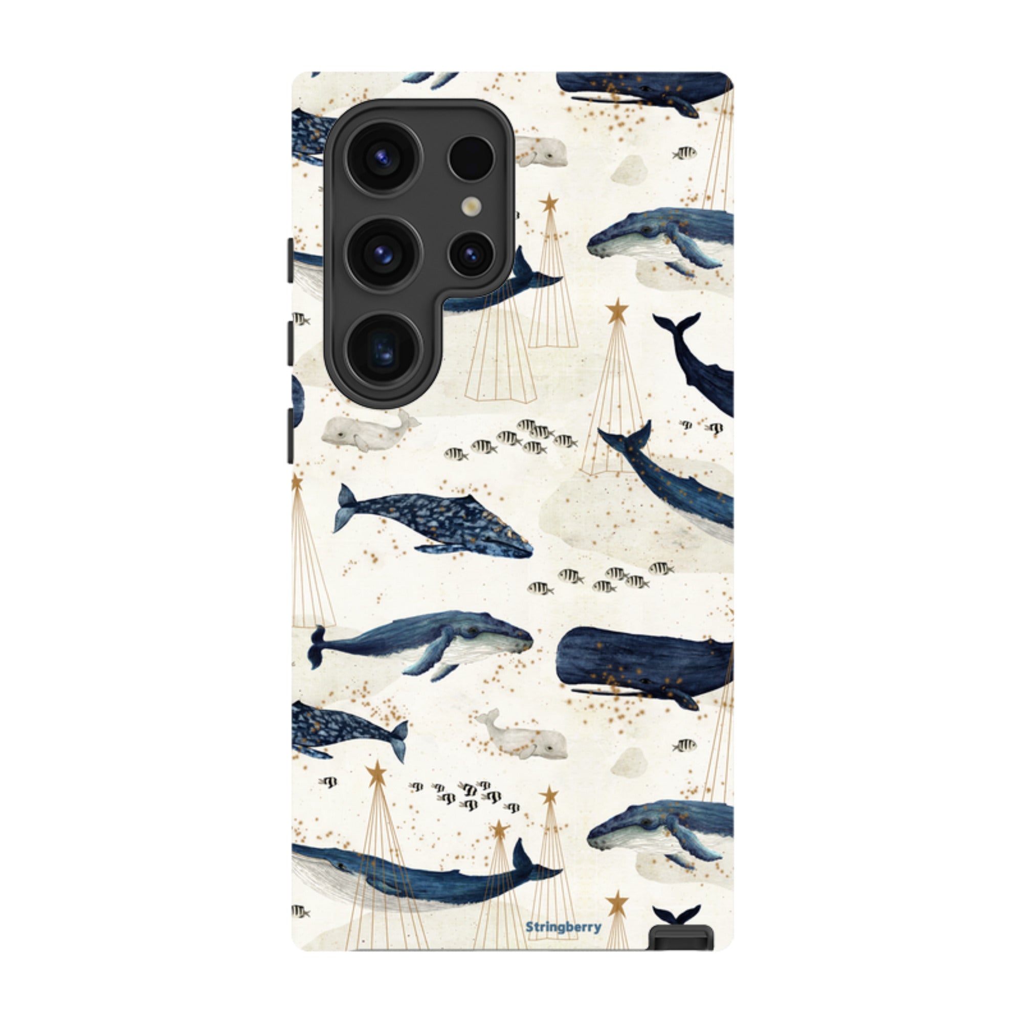 Samsung Tough Case - Christmas Whale III By Katherine Quinn