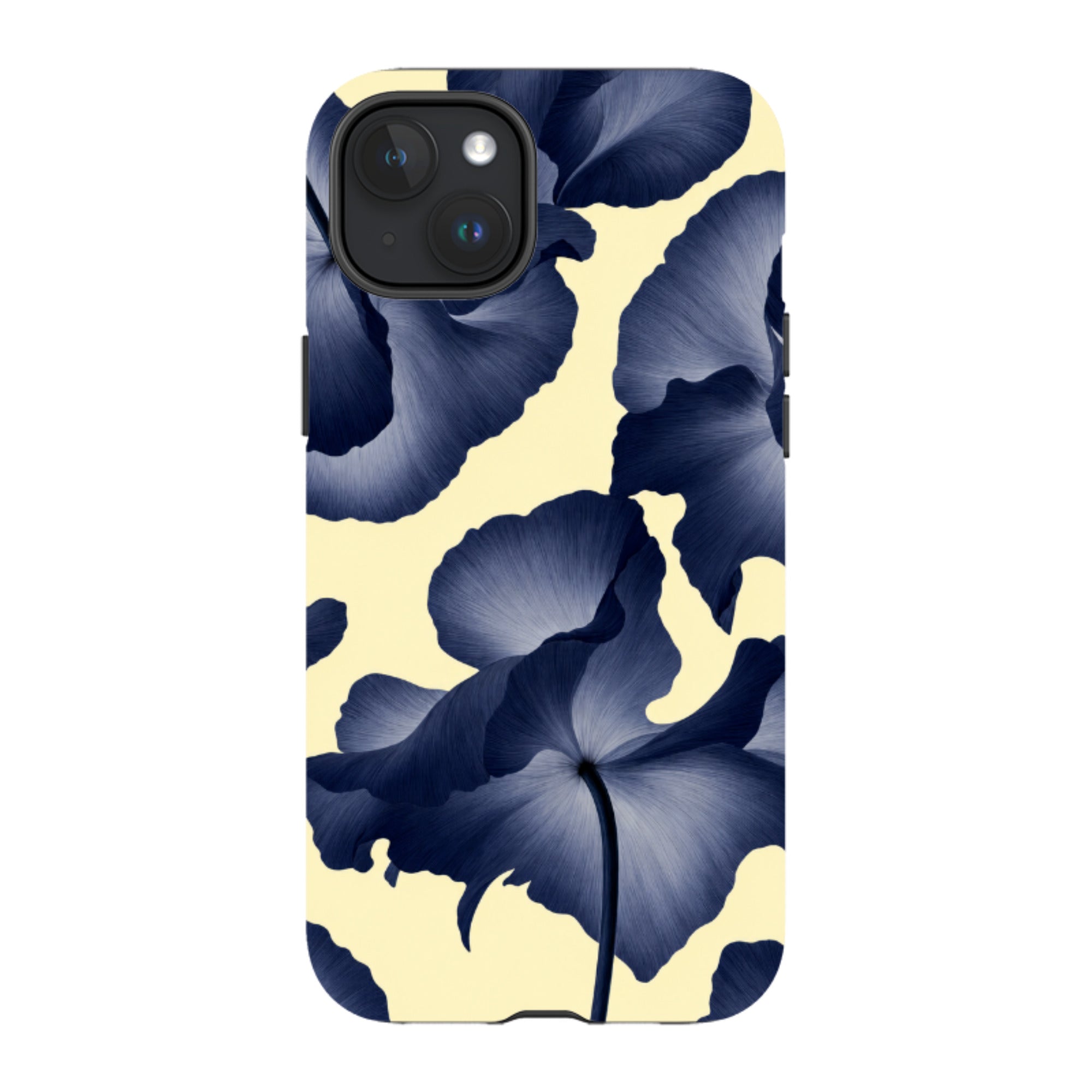 iPhone MagSafe Tough Case - Navy Blue Poppy