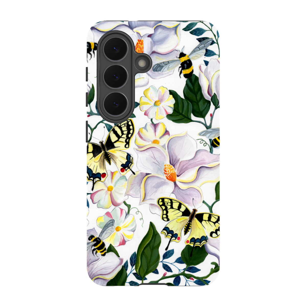 Samsung Tough Case - Bees And Magnolia By Bex Parkin