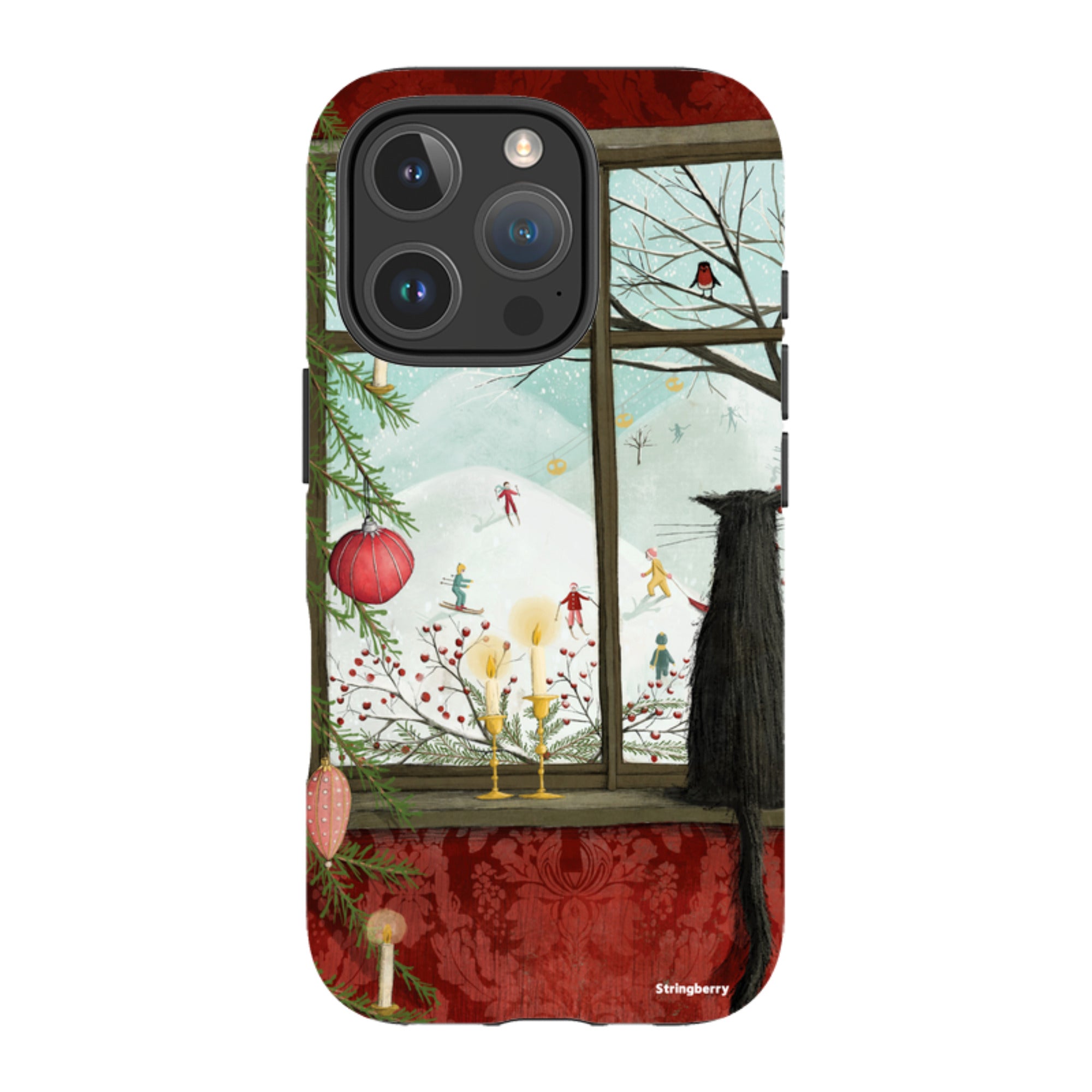 iPhone Tough Case - Christmas Window By Maja Lindberg
