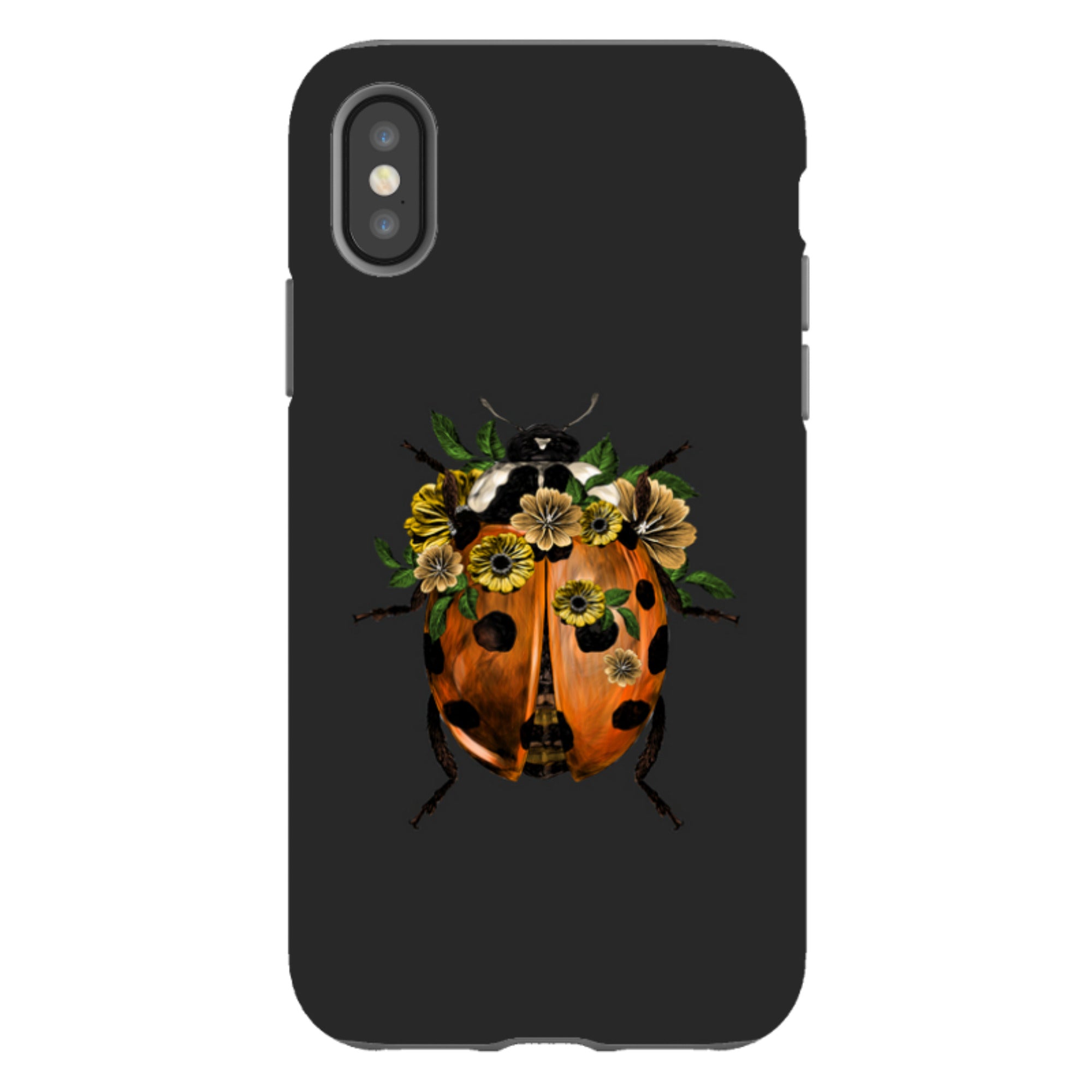 iPhone Tough Case - Ladybug Dark