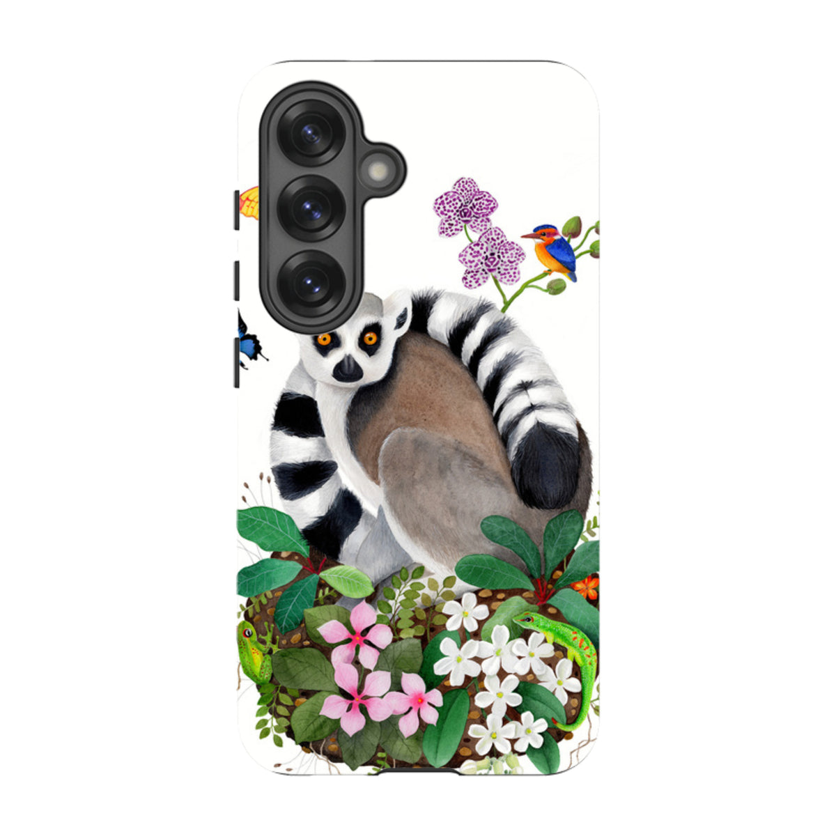 Samsung Tough Case - Madagascar Lemur By Bex Parkin