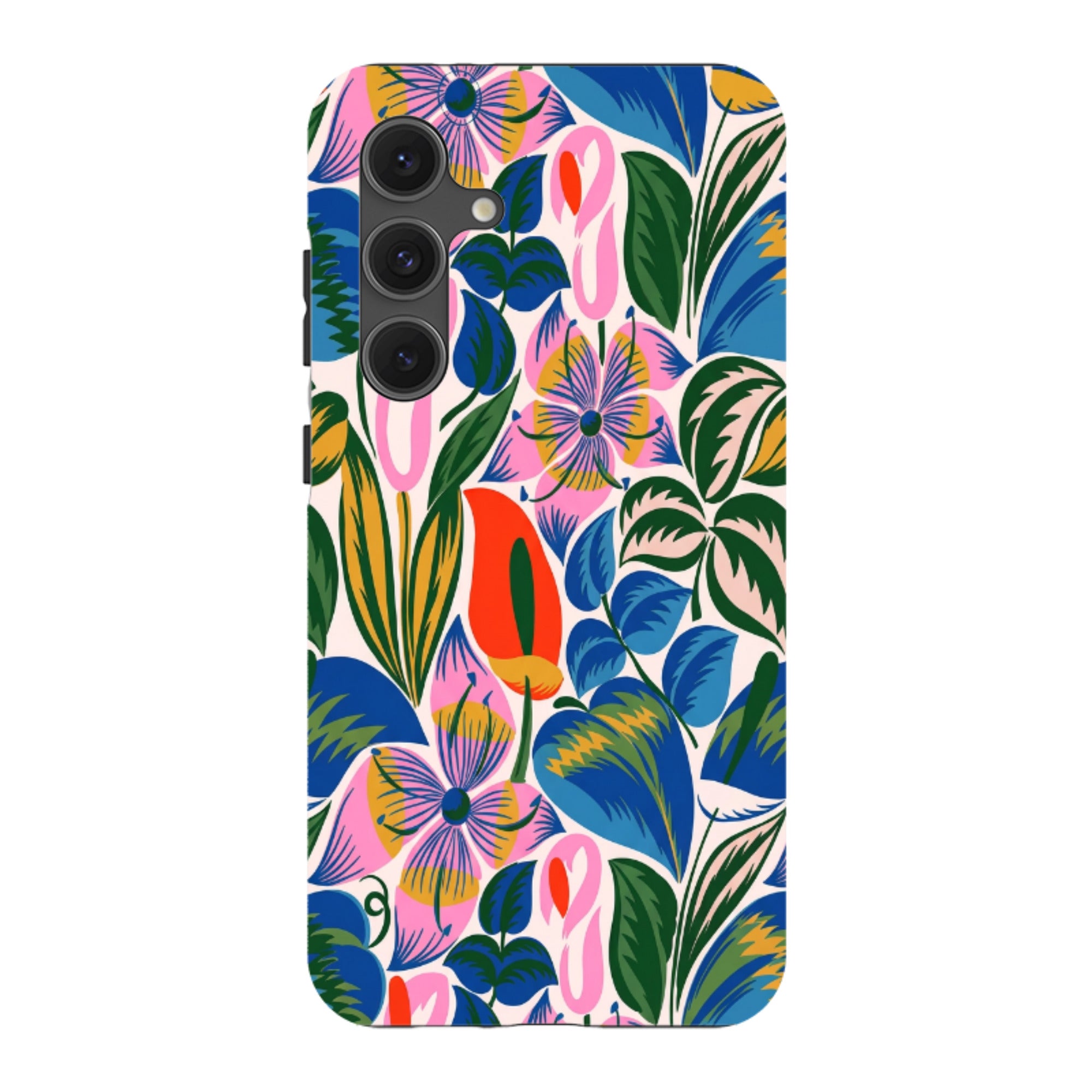 Samsung Tough Case - Retro Tropical Floral