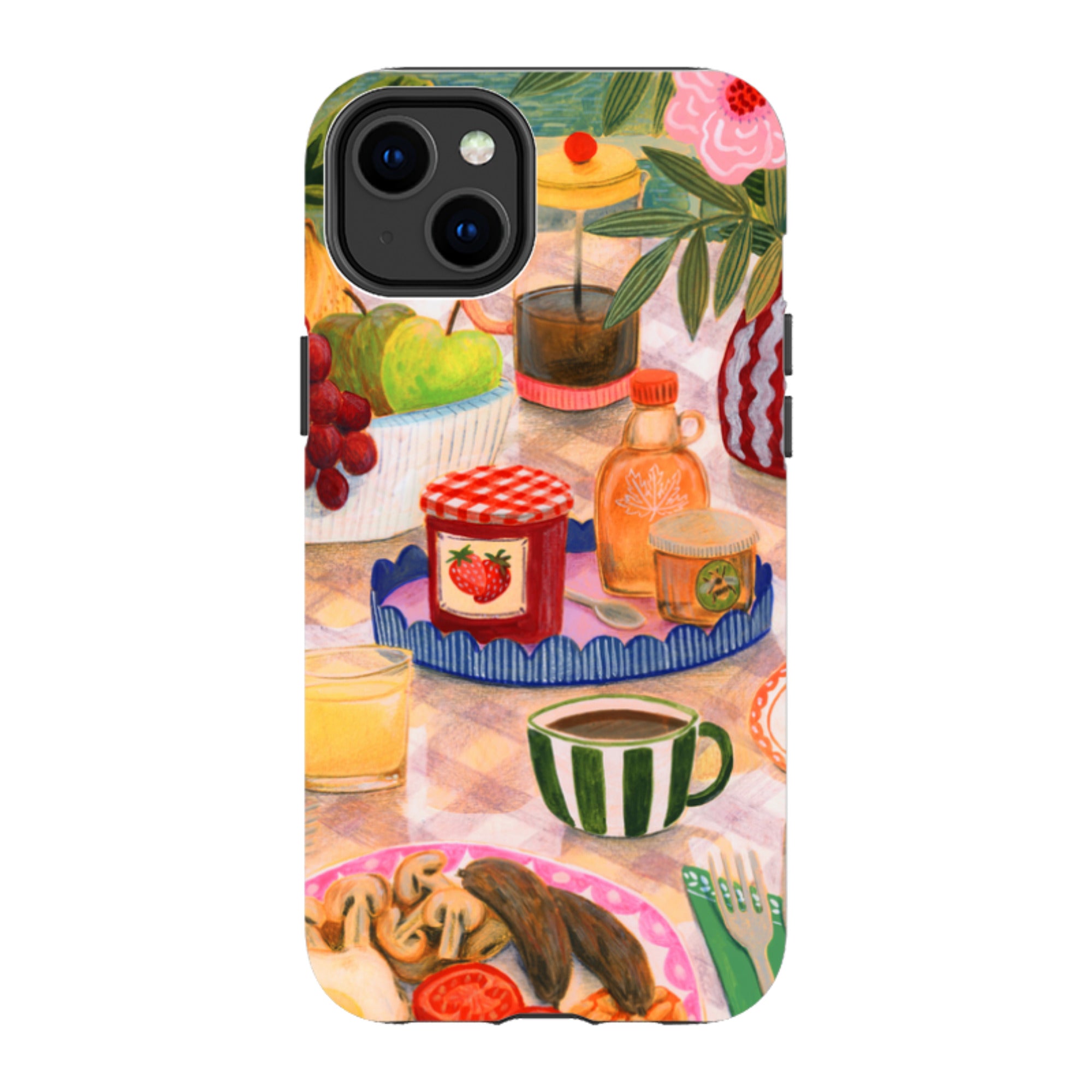 iPhone Tough Case - Holiday Breakfast By Lee Foster Wilson