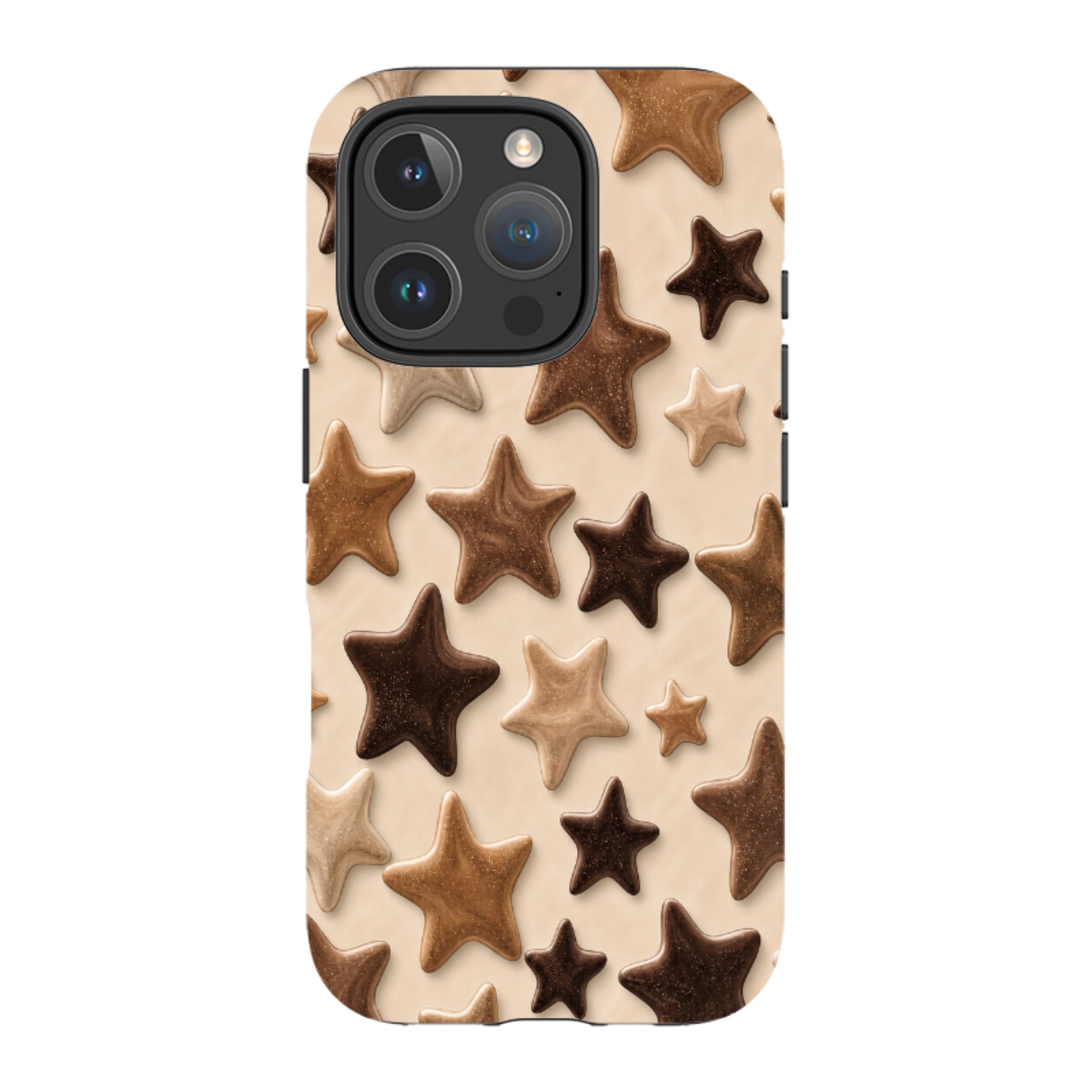 iPhone Tough Case - Brown Star