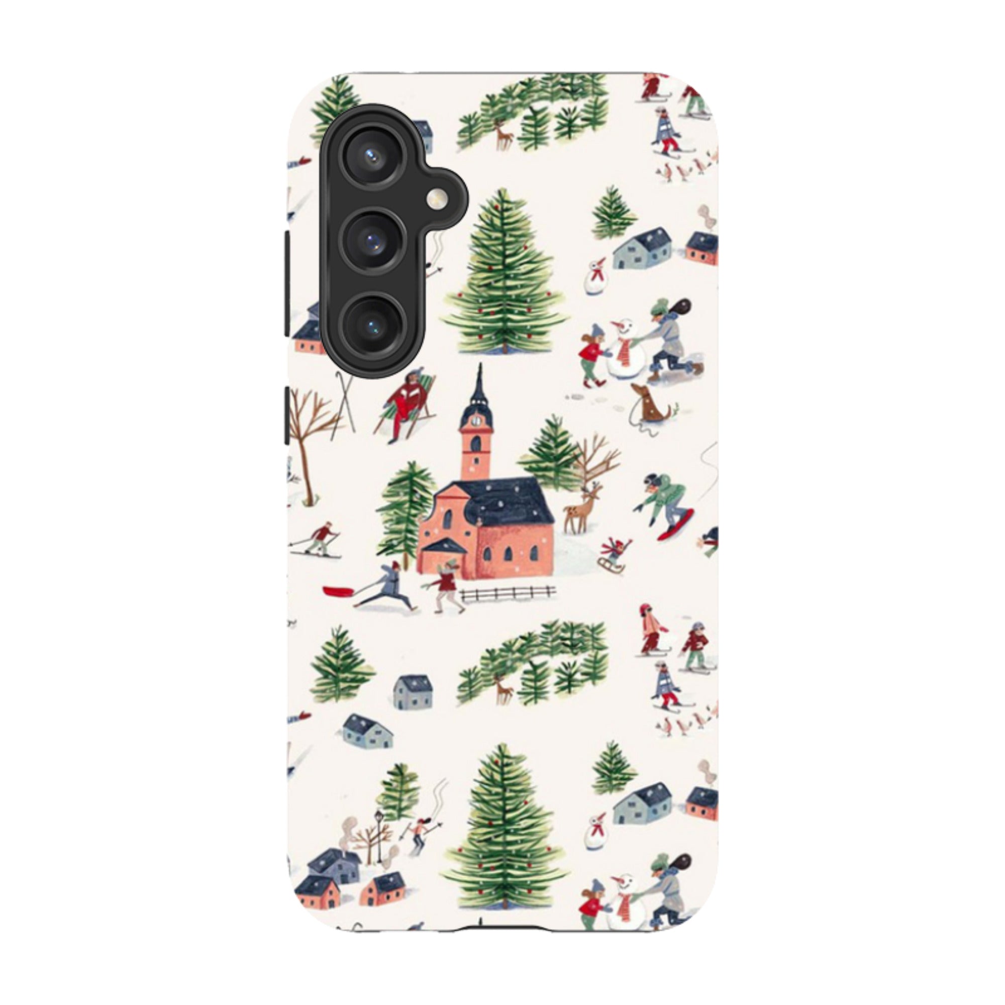 Samsung Tough Case - Skiing By Caroline Bonne Muller