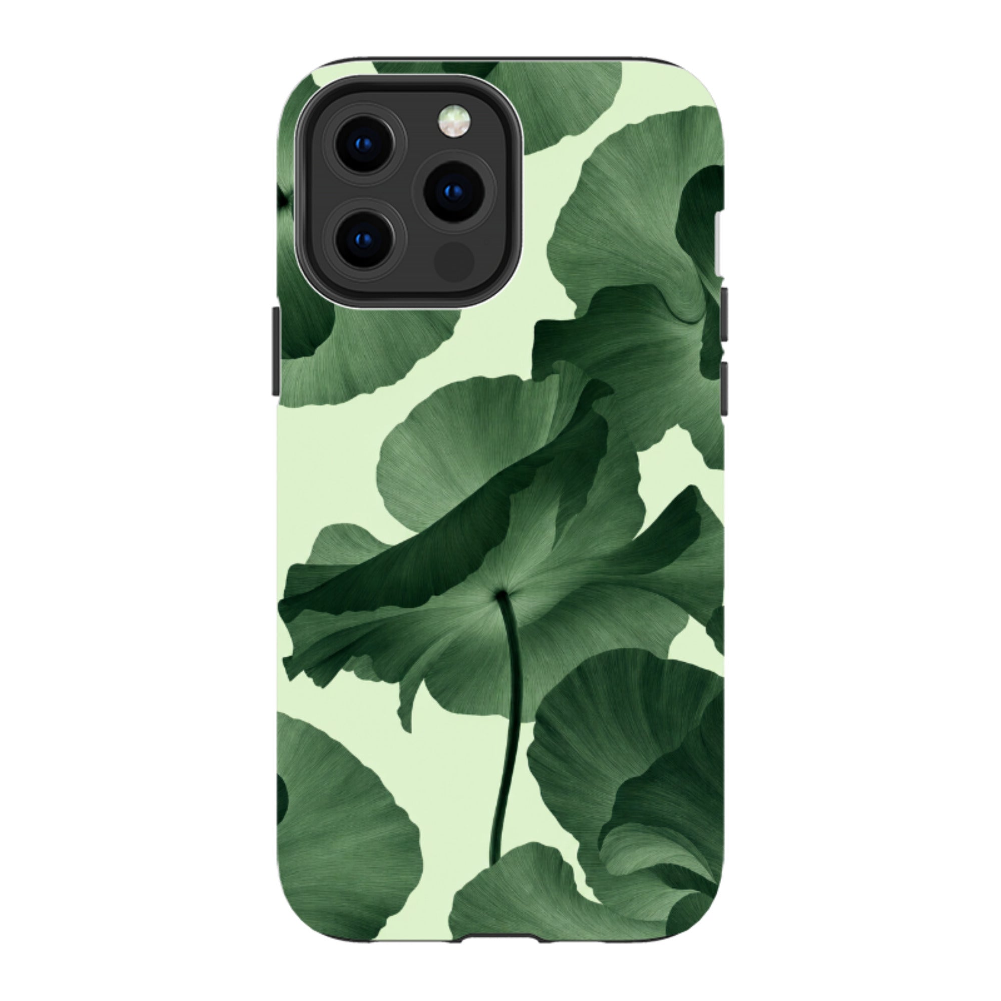 iPhone Tough Case - Sage Green Poppy